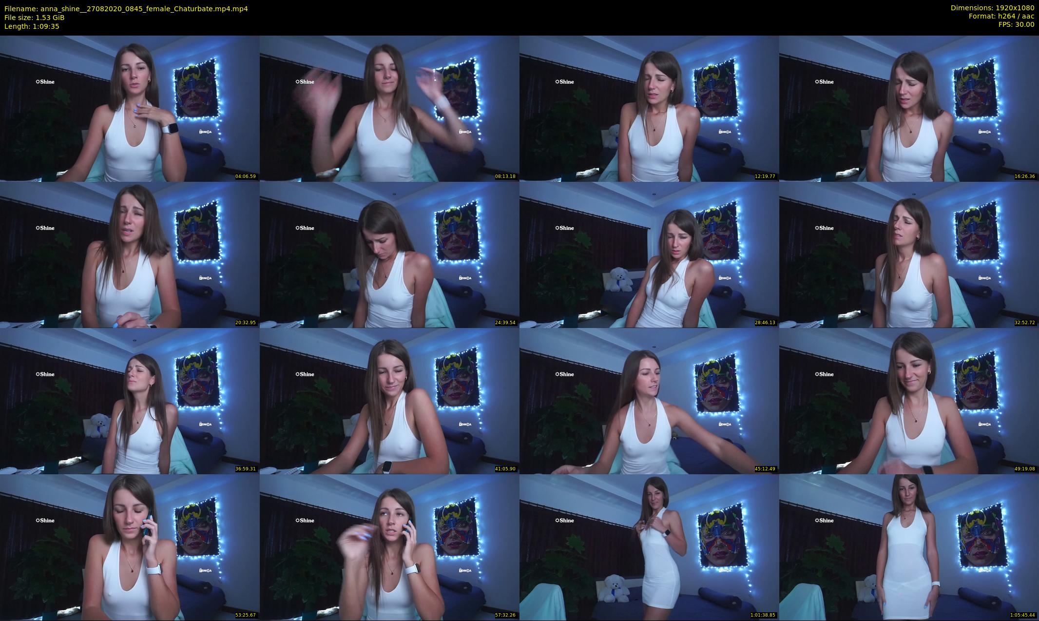 anna_shine_ — 70 minute Chaturbate female cam show recording, 1080p, Aug 27, 2020