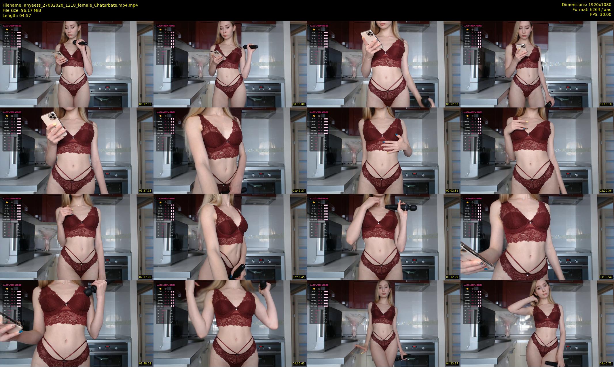 anyeess — 5 minute Chaturbate female cam show recording, 1080p, Aug 27, 2020