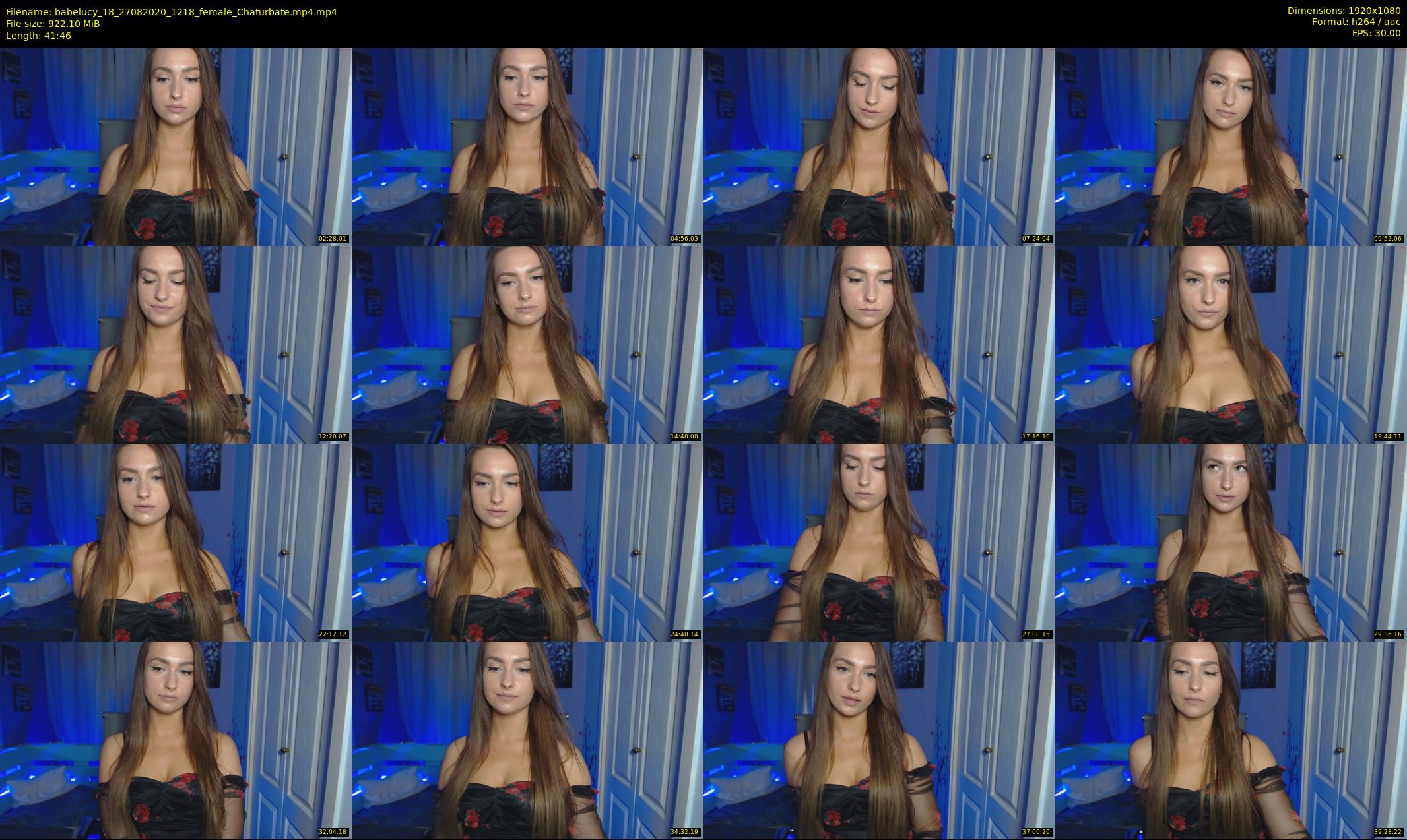 babelucy_18 — 42 minute Chaturbate female cam show recording, 1080p, Aug 27, 2020
