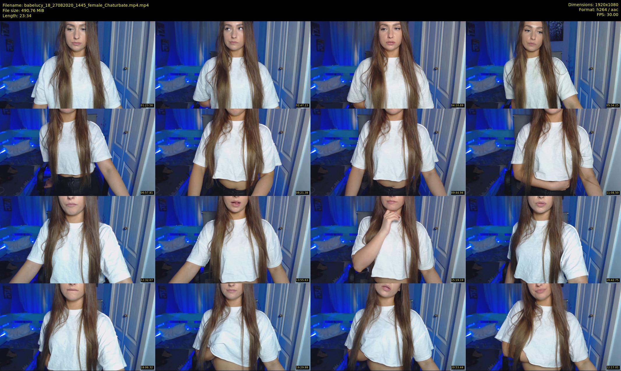babelucy_18 — 24 minute Chaturbate female cam show recording, 1080p, Aug 27, 2020