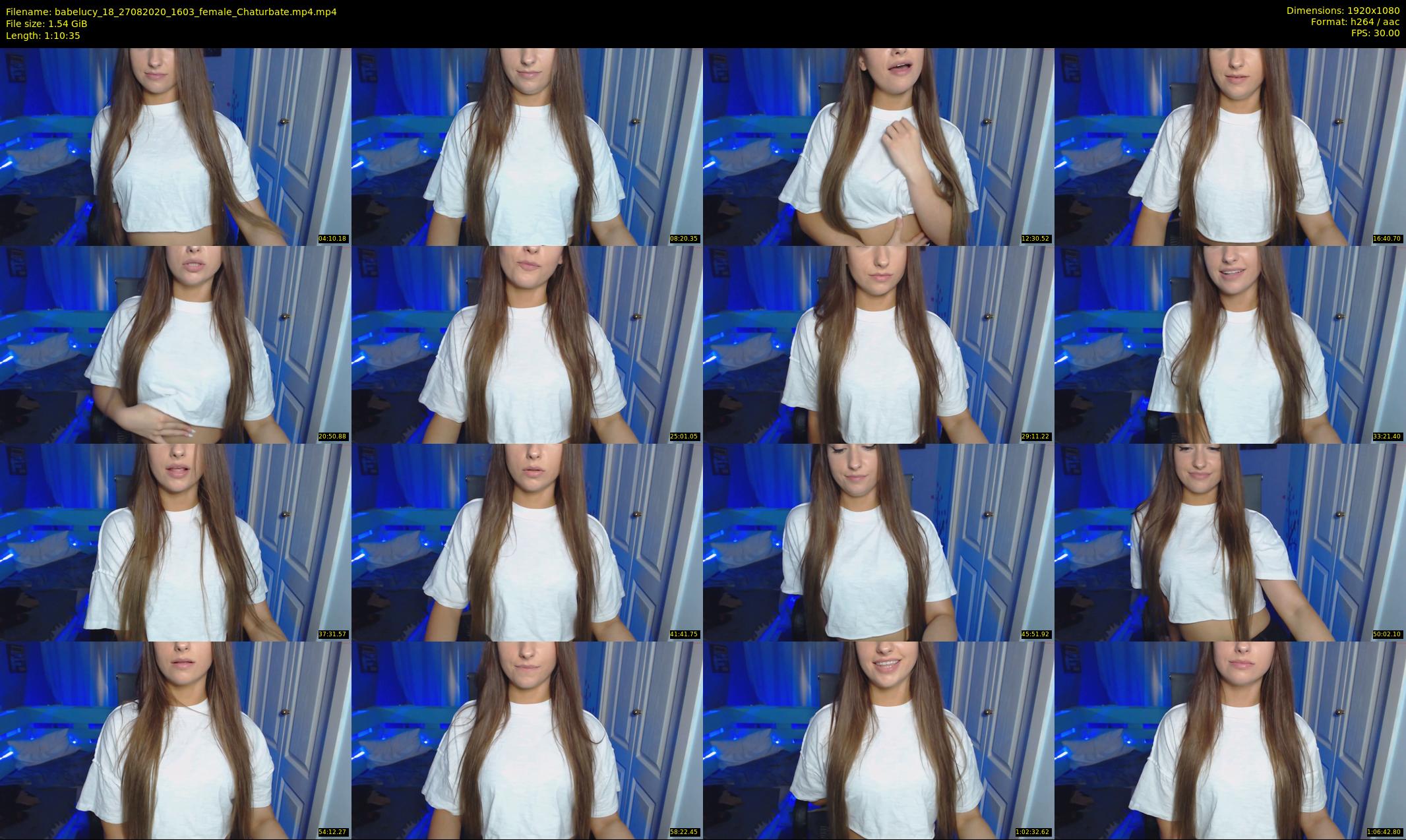 babelucy_18 — 71 minute Chaturbate female cam show recording, 1080p, Aug 27, 2020