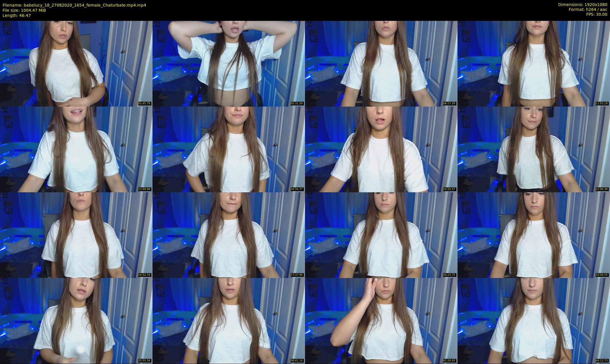 babelucy_18 — 47 minute Chaturbate female cam show recording, 1080p, Aug 27, 2020