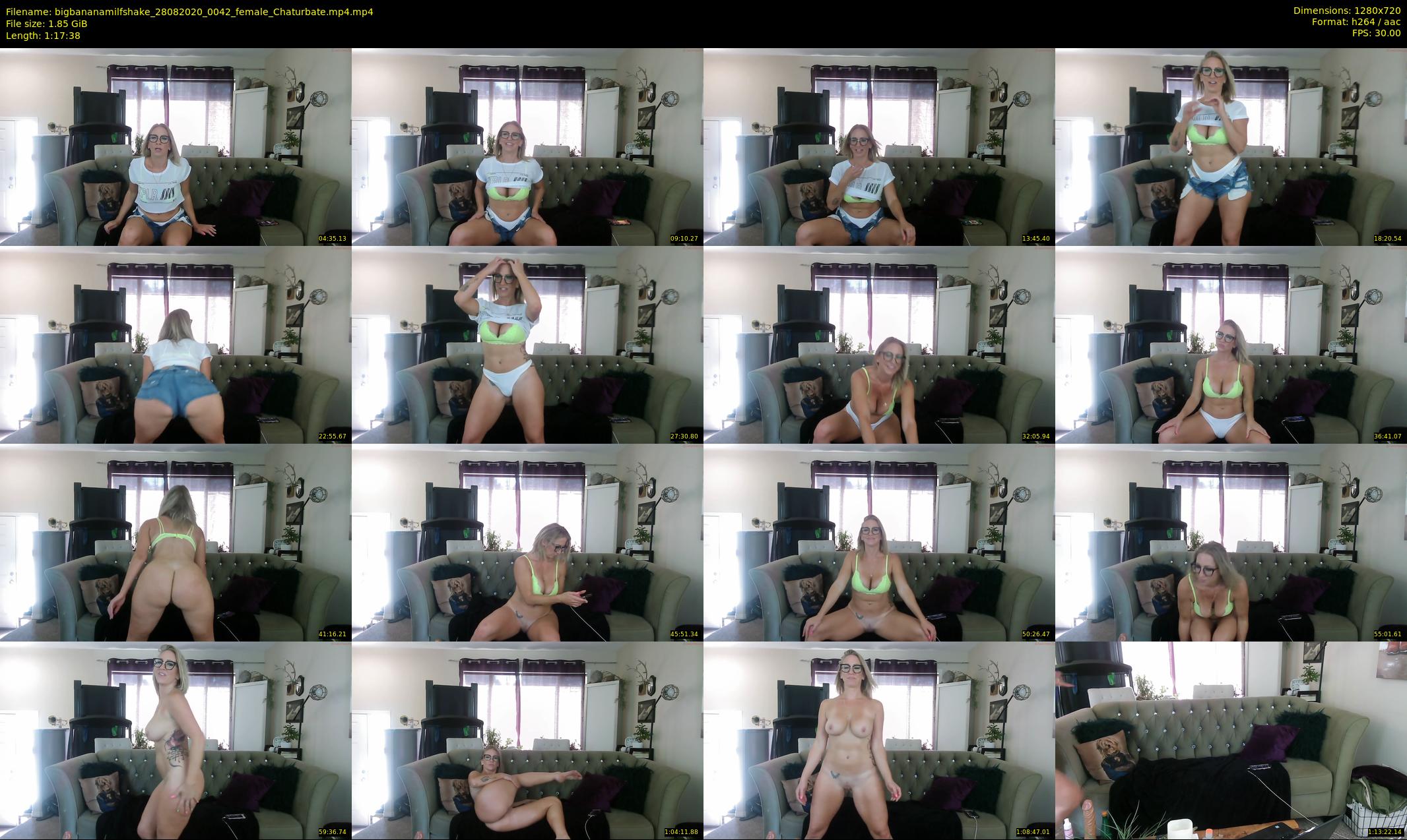 bigbananamilfshake — 78 minute Chaturbate couple cam show recording, 720p, Aug 28, 2020