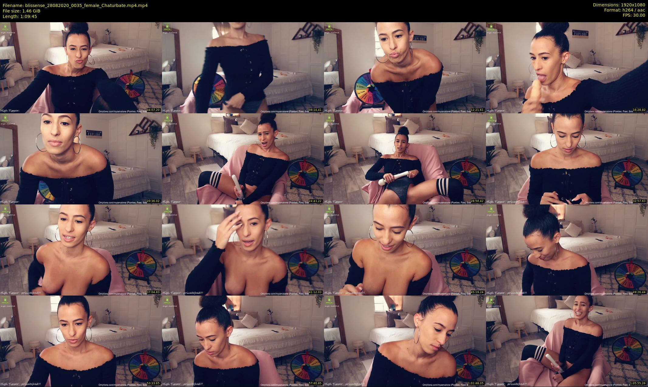 blissense — 70 minute Chaturbate female cam show recording, 1080p, Aug 28, 2020