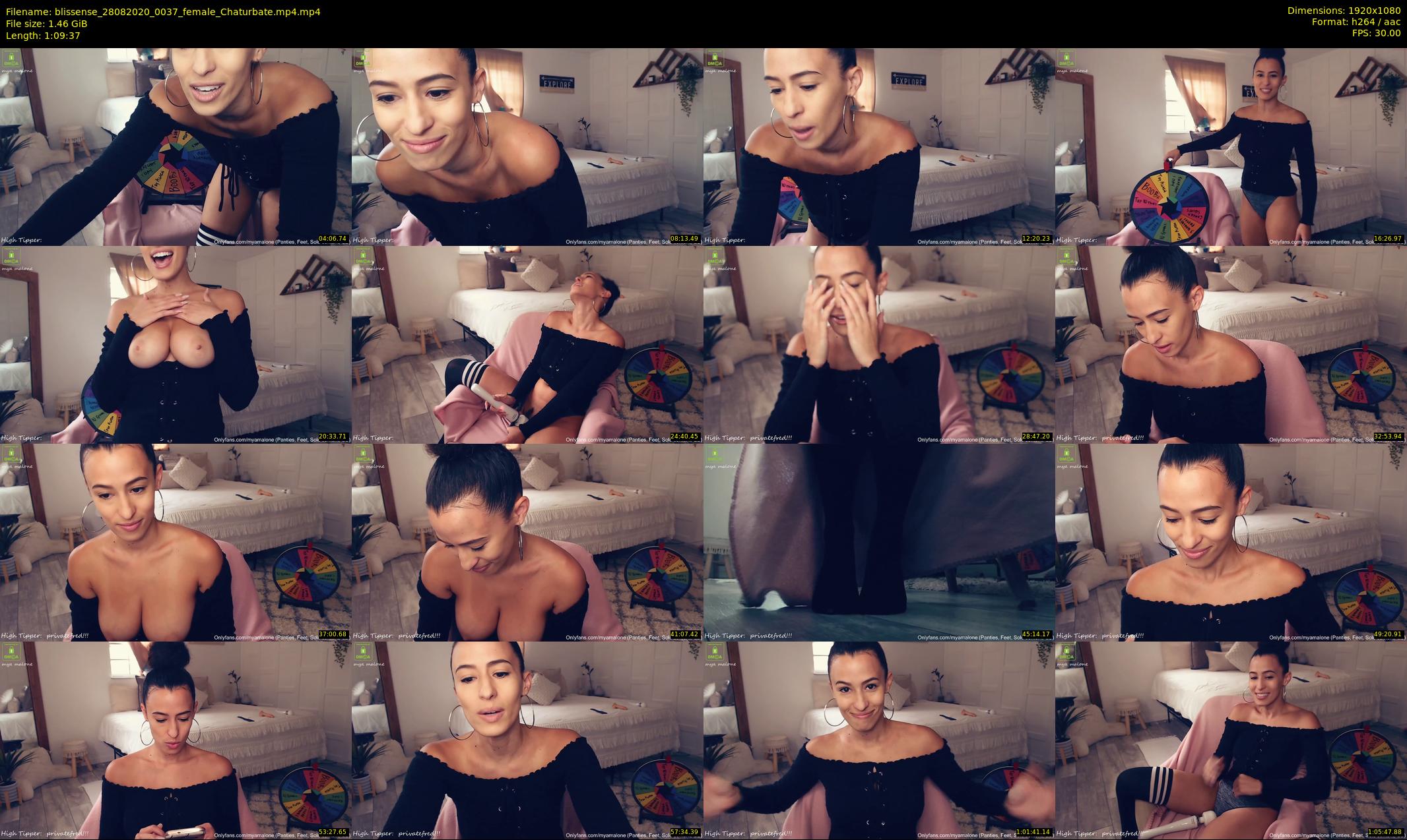 blissense — 70 minute Chaturbate female cam show recording, 1080p, Aug 28, 2020