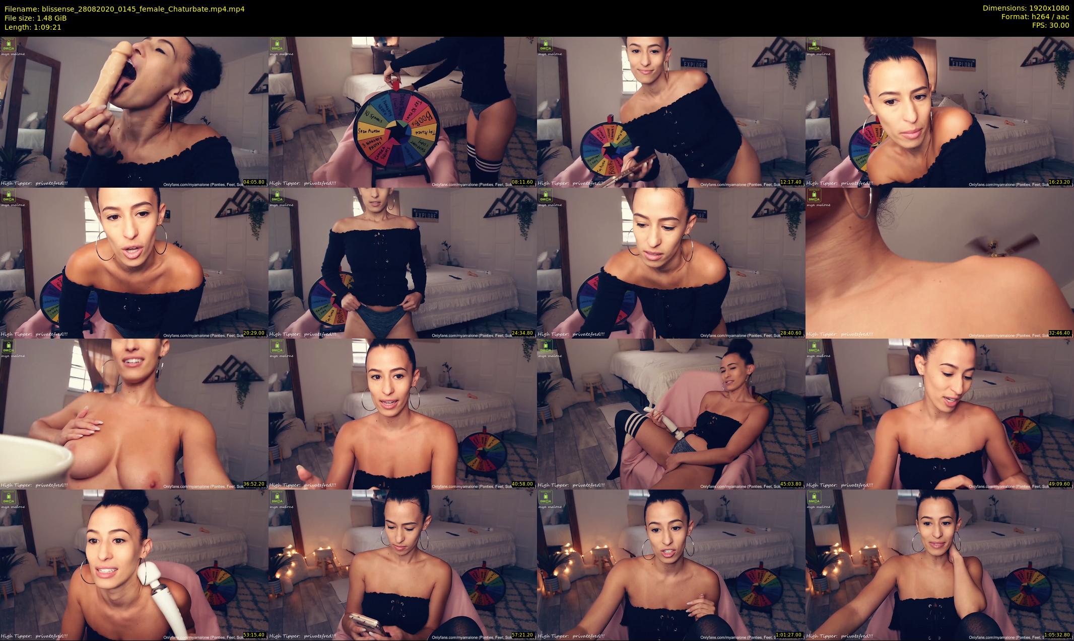 blissense — 70 minute Chaturbate female cam show recording, 1080p, Aug 28, 2020