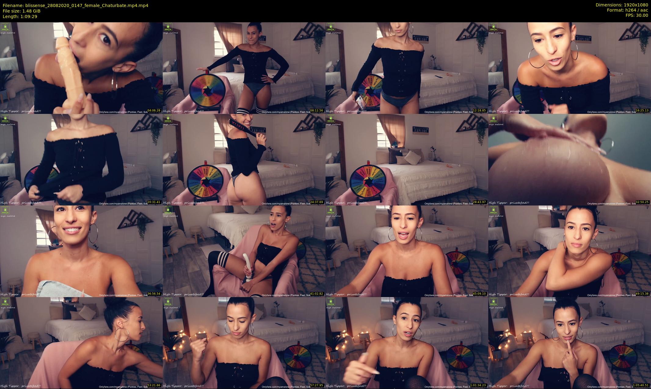 blissense — 70 minute Chaturbate female cam show recording, 1080p, Aug 28, 2020