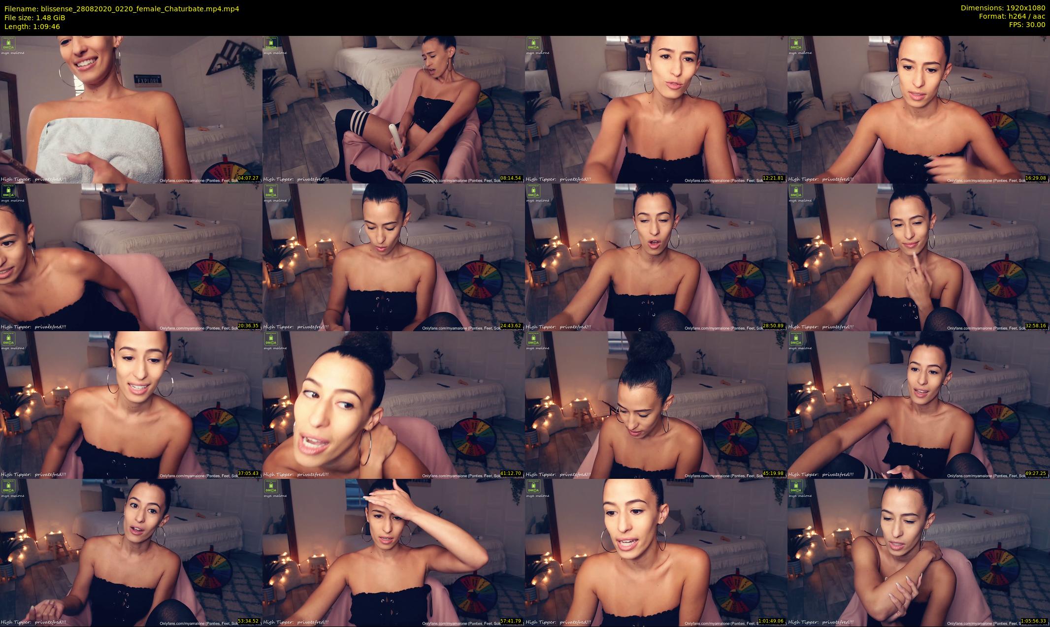 blissense — 70 minute Chaturbate female cam show recording, 1080p, Aug 28, 2020