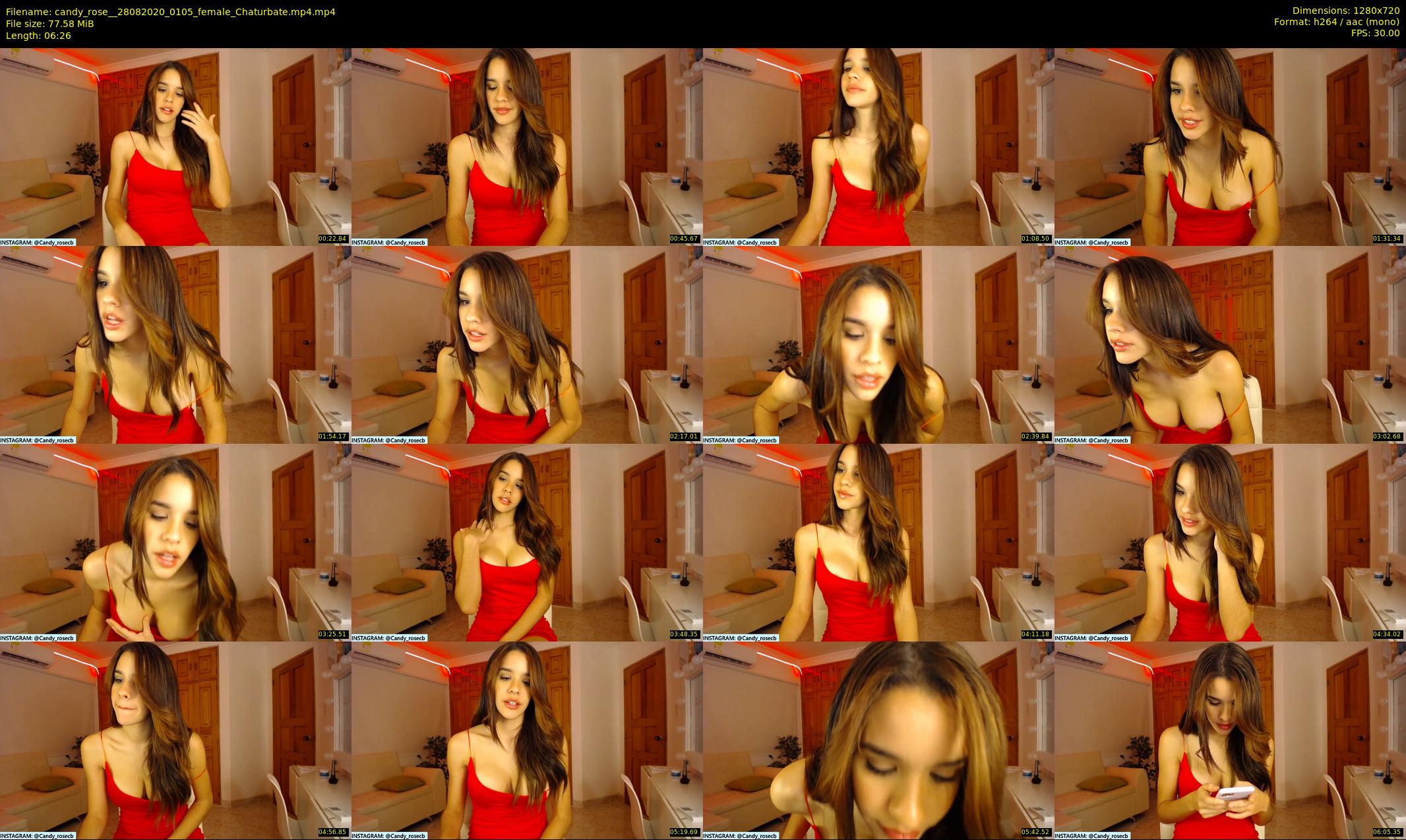 candy_rose_ — 7 minute Chaturbate female cam show recording, 720p, Aug 28, 2020