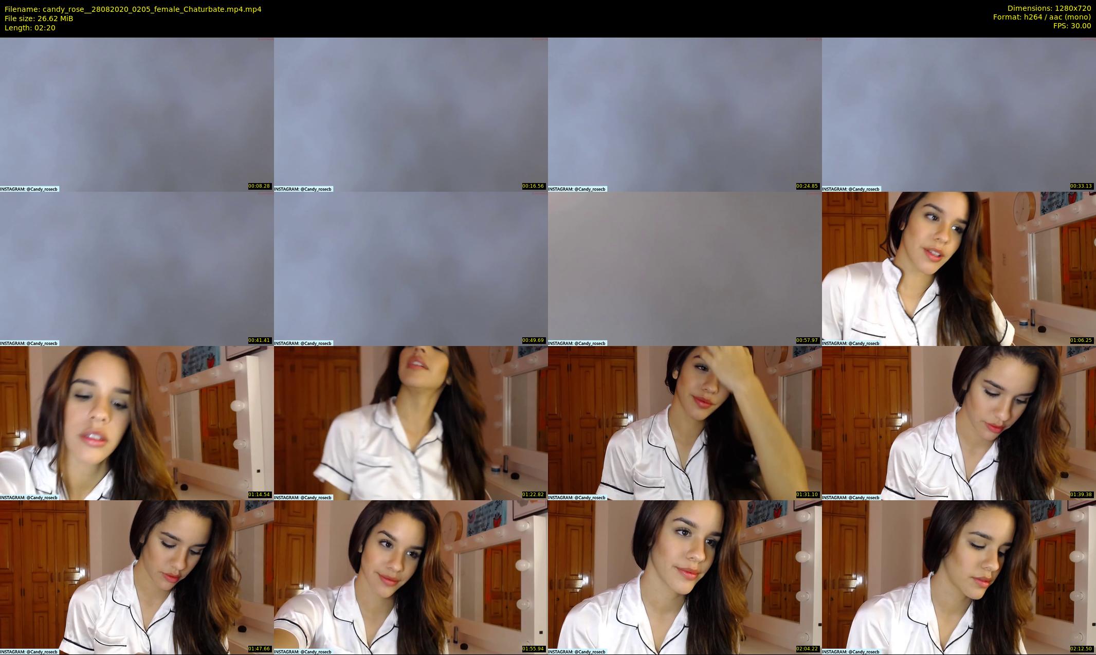 candy_rose_ — 3 minute Chaturbate female cam show recording, 720p, Aug 28, 2020
