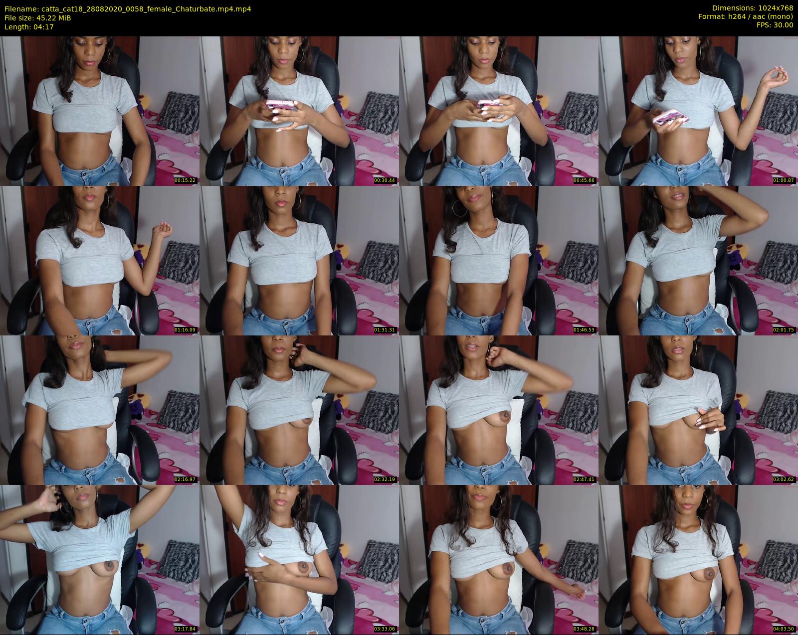 catta_cat18 — 5 minute Chaturbate female cam show recording, 720p, Aug 28, 2020