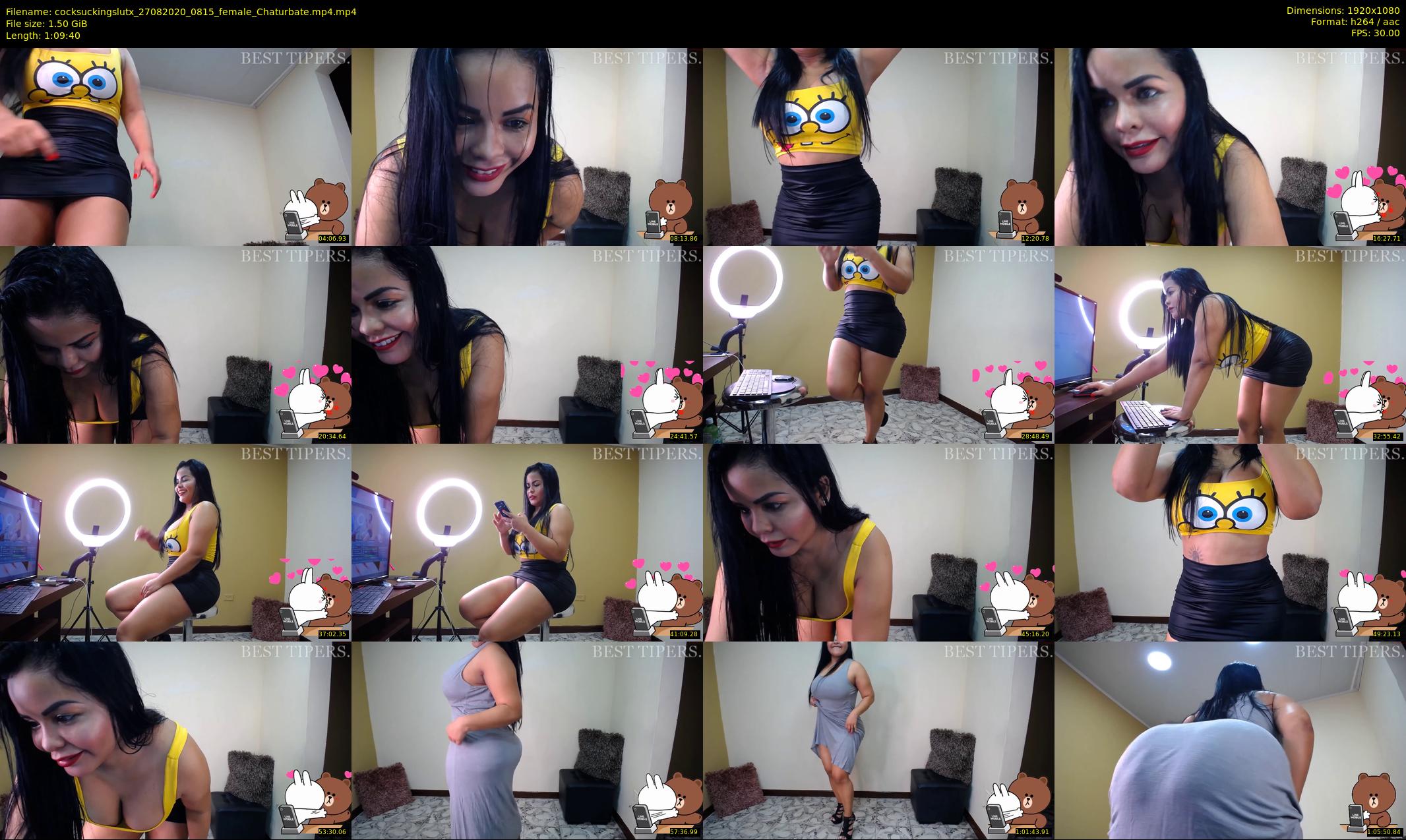 cocksuckingslutx — 70 minute Chaturbate female cam show recording, 1080p, Aug 27, 2020