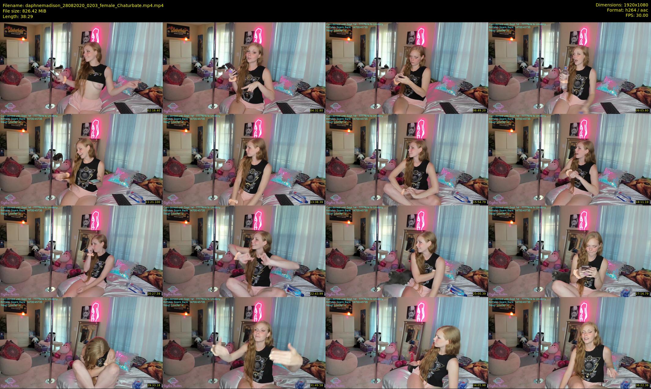 daphnemadison — 39 minute Chaturbate couple cam show recording, 1080p, Aug 28, 2020