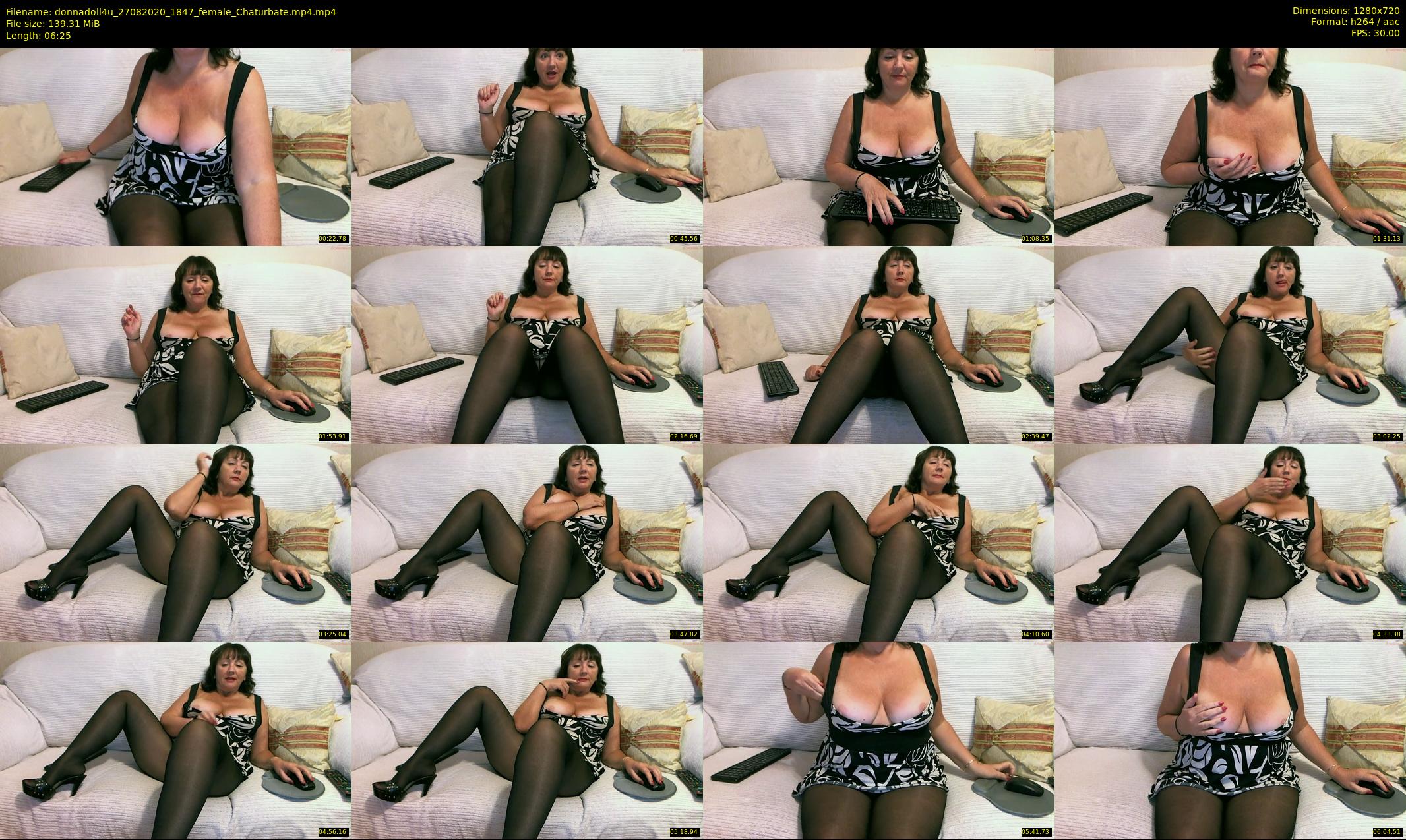 donnadoll4u — 7 minute Chaturbate female cam show recording, 720p, Aug 27, 2020