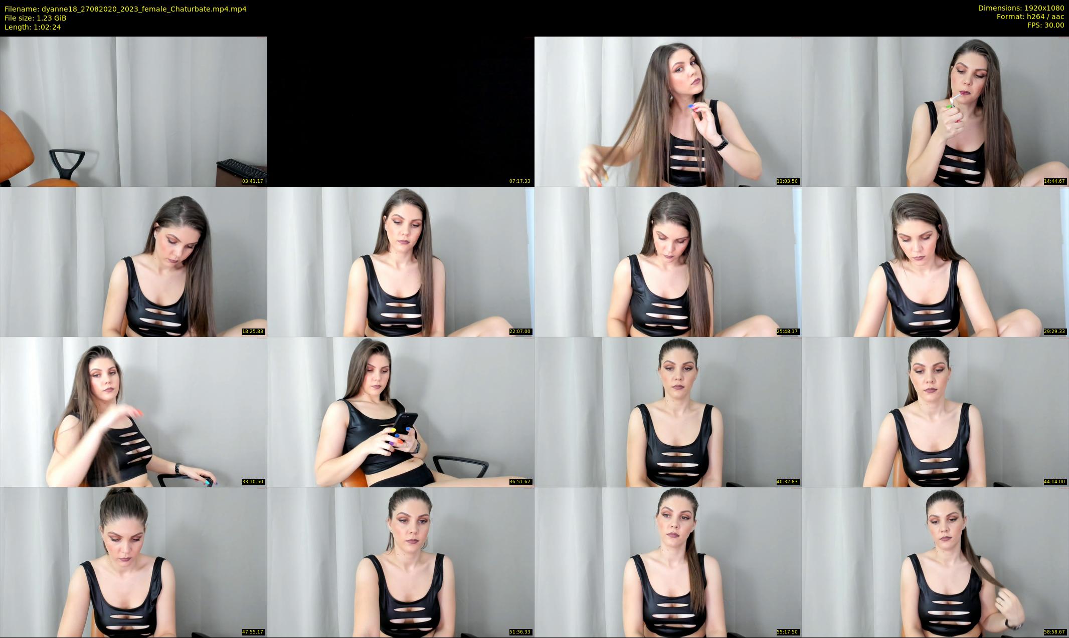 dyanne18 — 63 minute Chaturbate female cam show recording, 1080p, Aug 27, 2020