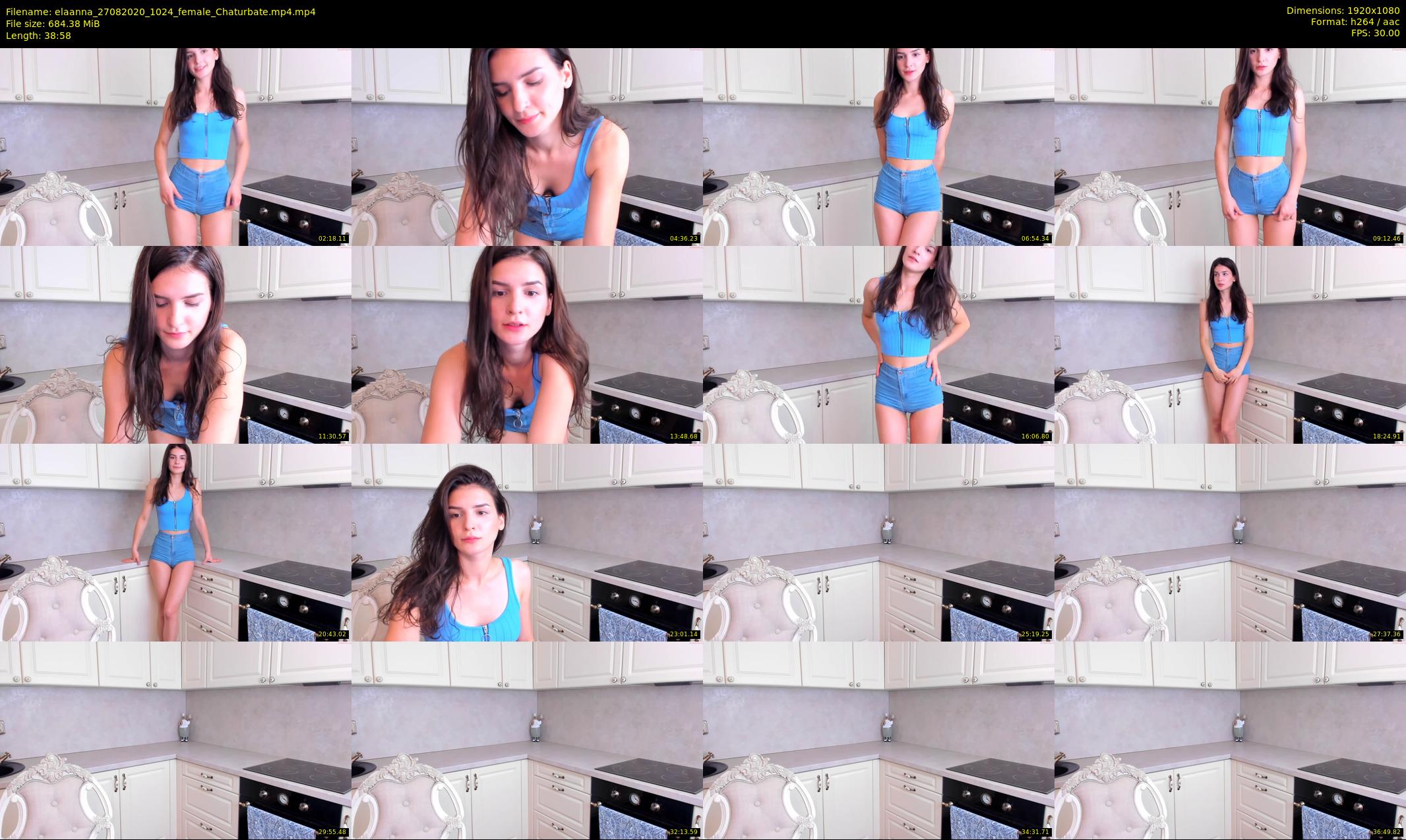 elaanna — 39 minute Chaturbate female cam show recording, 1080p, Aug 27, 2020