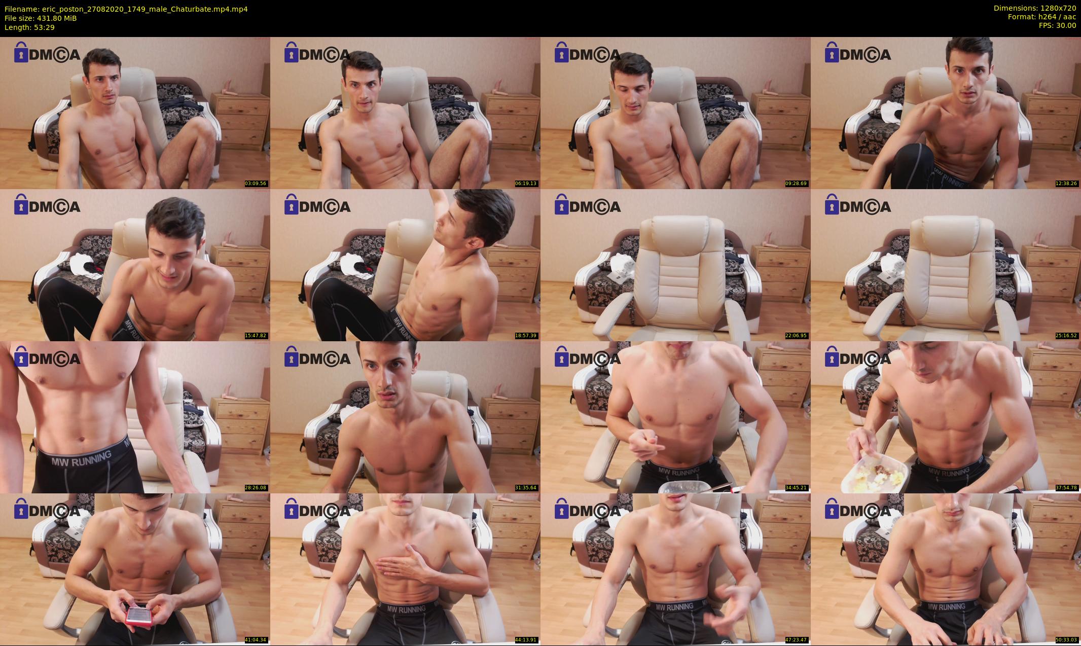 eric_poston — 54 minute Chaturbate male cam show recording, 720p, Aug 27, 2020