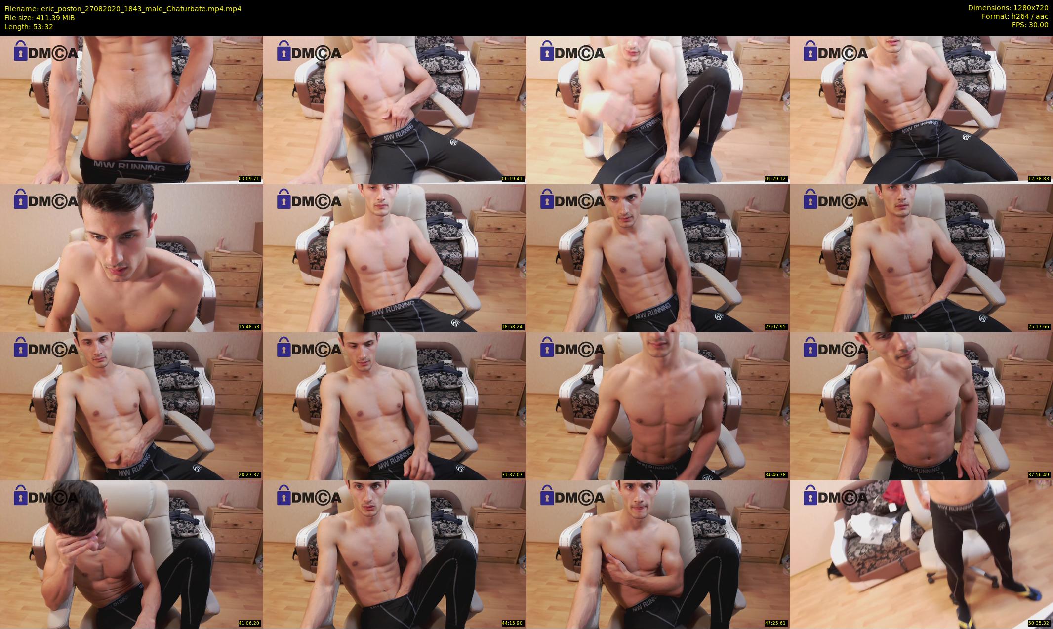 eric_poston — 54 minute Chaturbate male cam show recording, 720p, Aug 27, 2020