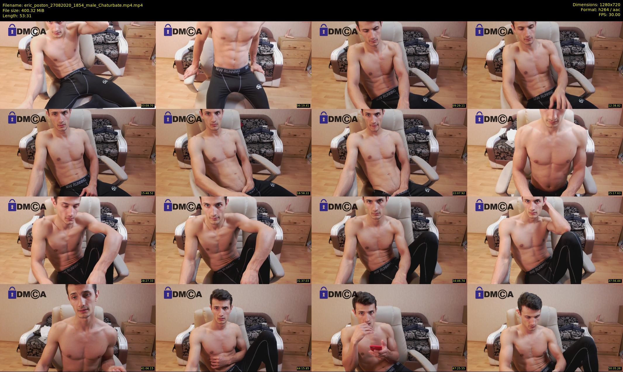 eric_poston — 54 minute Chaturbate male cam show recording, 720p, Aug 27, 2020