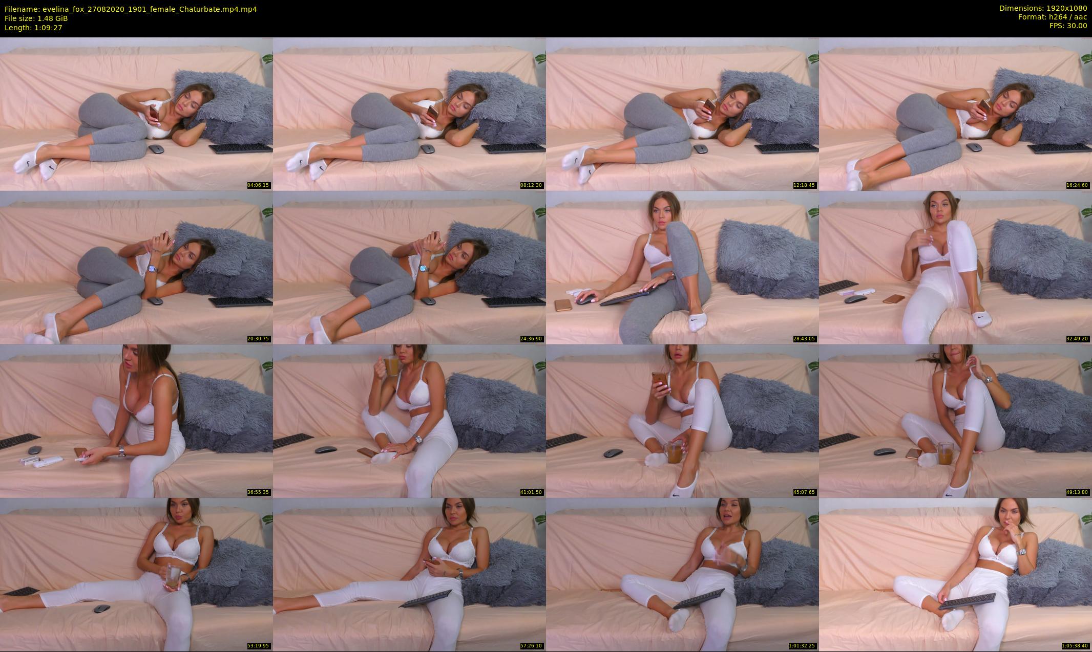 evelina_fox — 70 minute Chaturbate female cam show recording, 1080p, Aug 27, 2020
