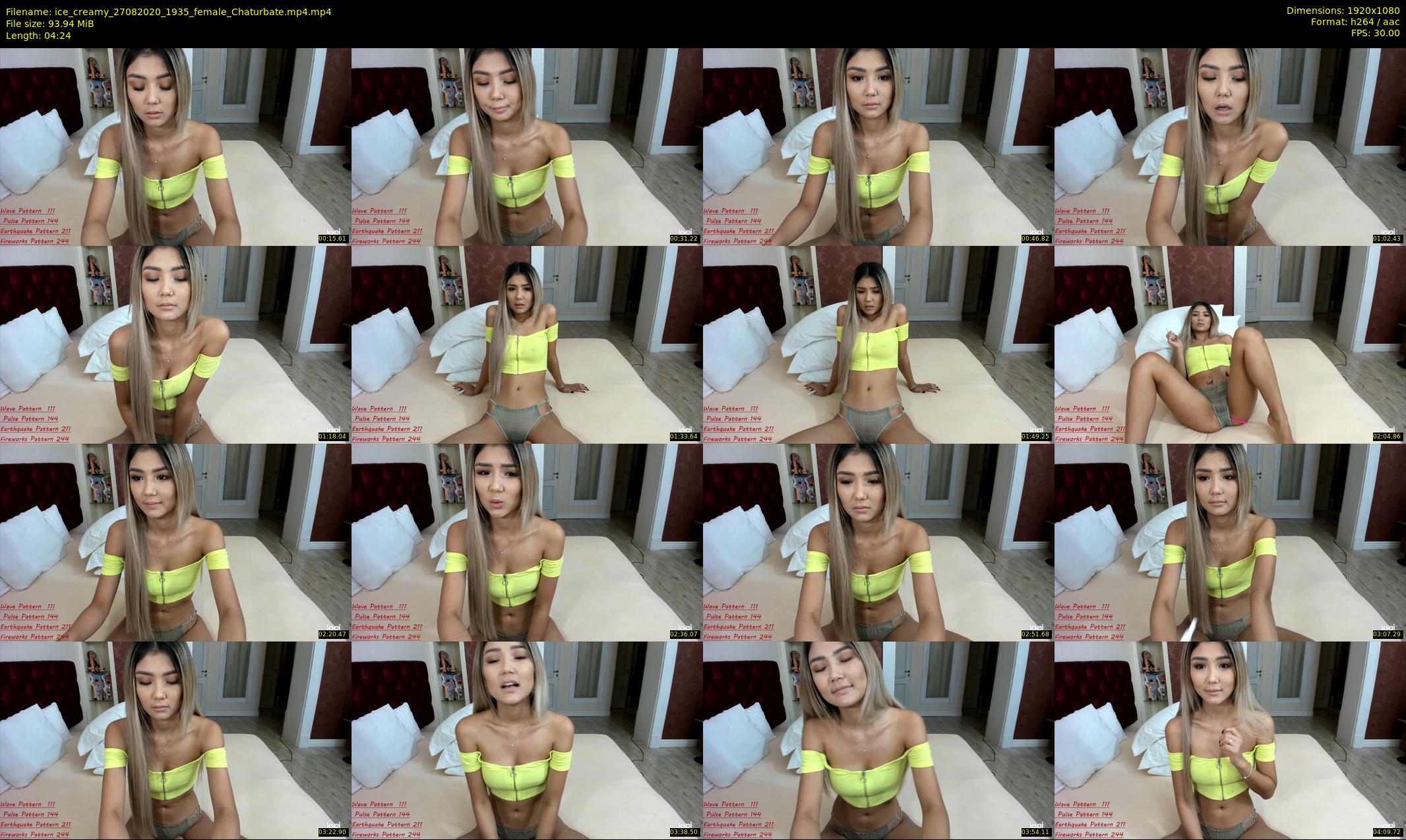ice_creamy — 5 minute Chaturbate female cam show recording, 1080p, Aug 27, 2020