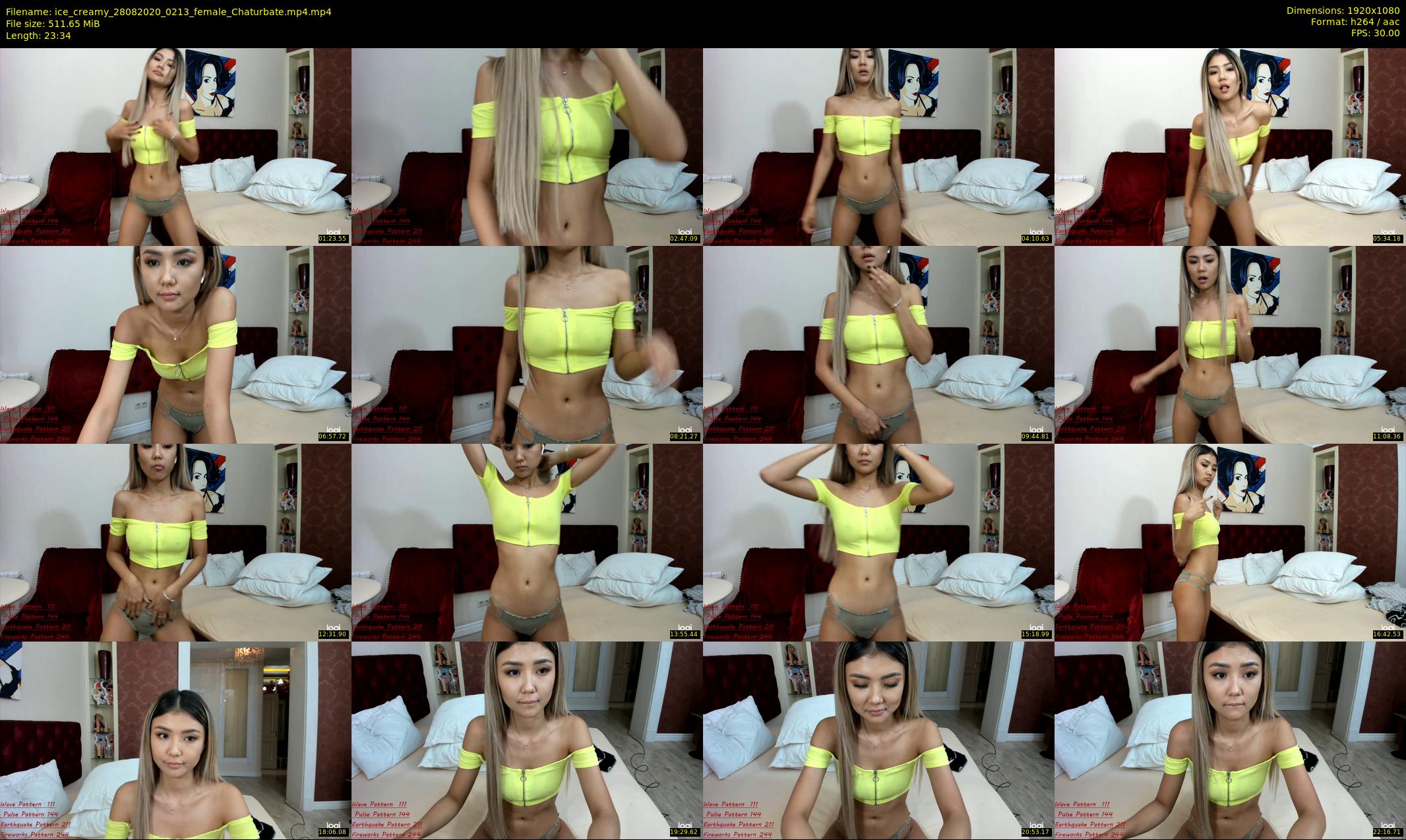 ice_creamy — 24 minute Chaturbate female cam show recording, 1080p, Aug 28, 2020