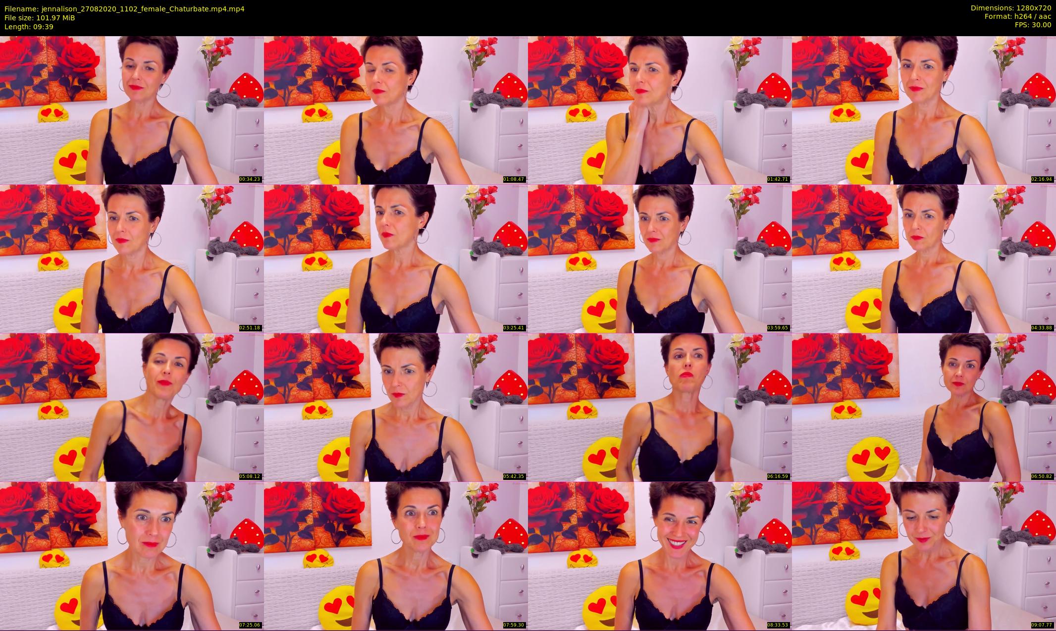 jennalison — 10 minute Chaturbate female cam show recording, 720p, Aug 27, 2020