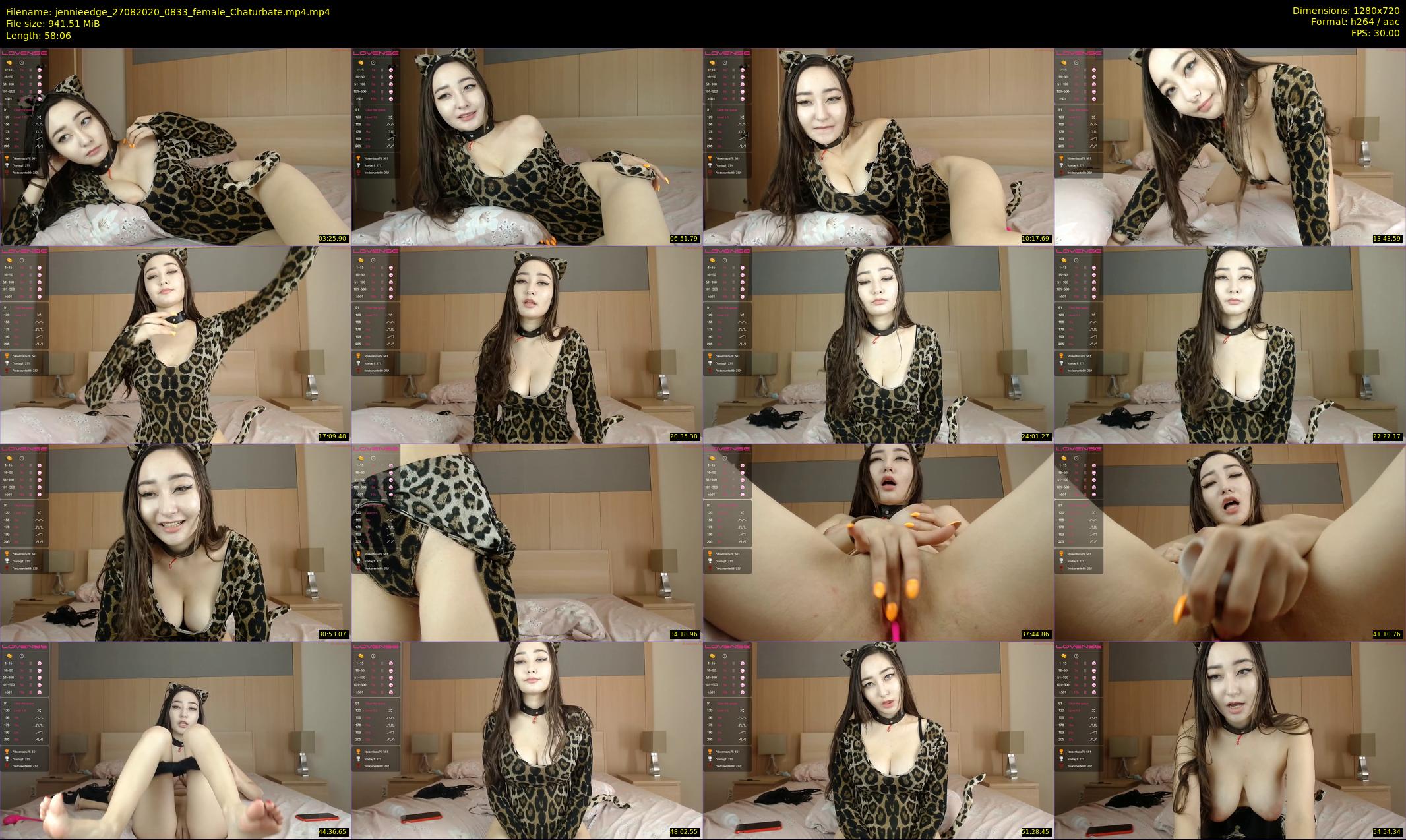 jennieedge — 59 minute Chaturbate female cam show recording, 720p, Aug 27, 2020