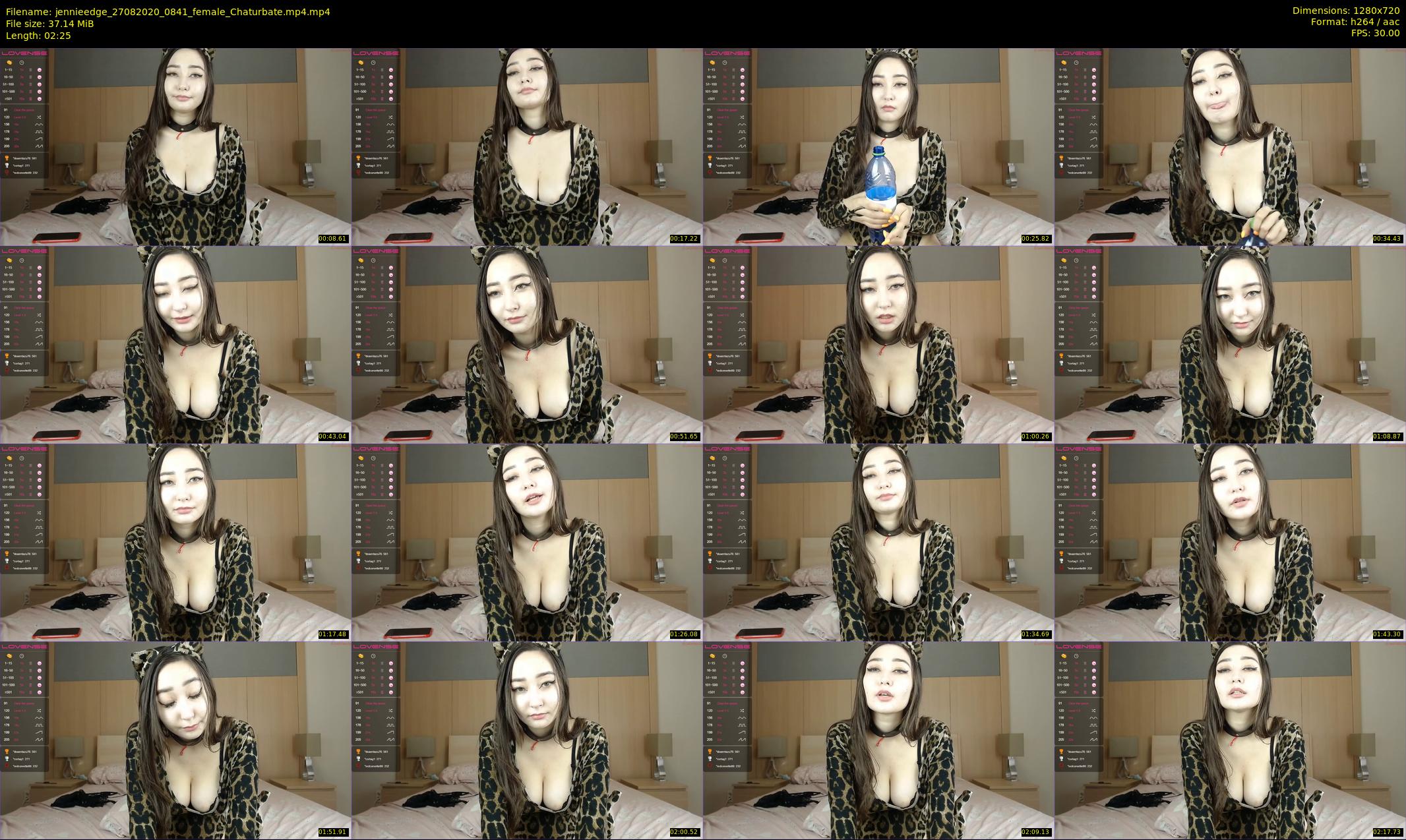 jennieedge — 3 minute Chaturbate female cam show recording, 720p, Aug 27, 2020