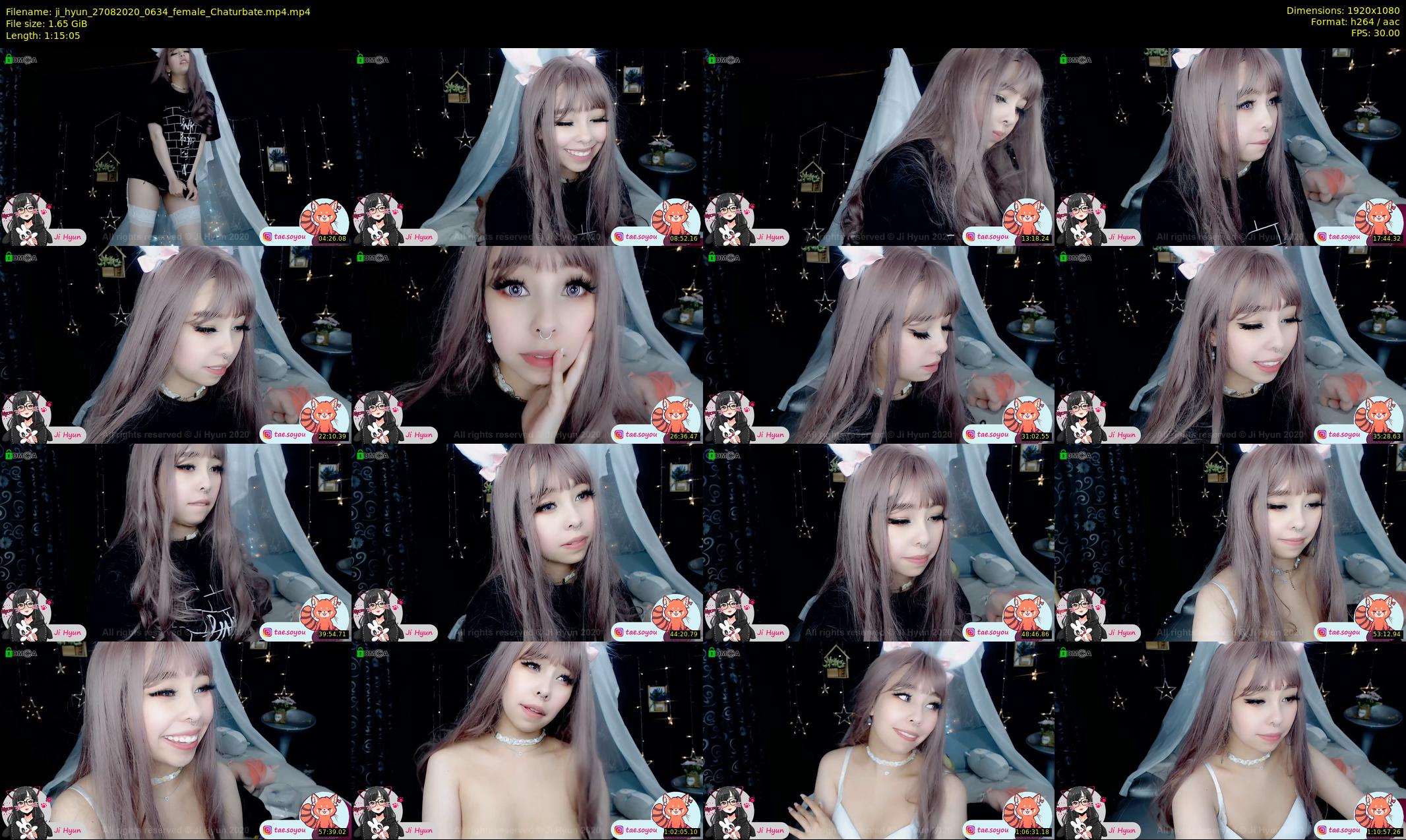 ji_hyun — 76 minute Chaturbate female cam show recording, 1080p, Aug 27, 2020