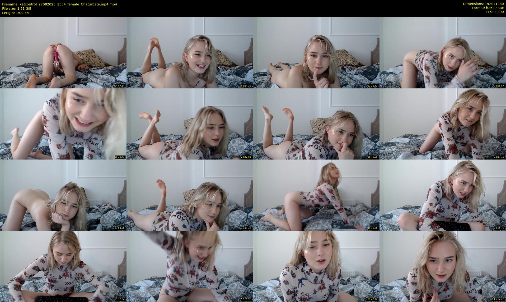 katcontrol — 70 minute Chaturbate female cam show recording, 1080p, Aug 27, 2020