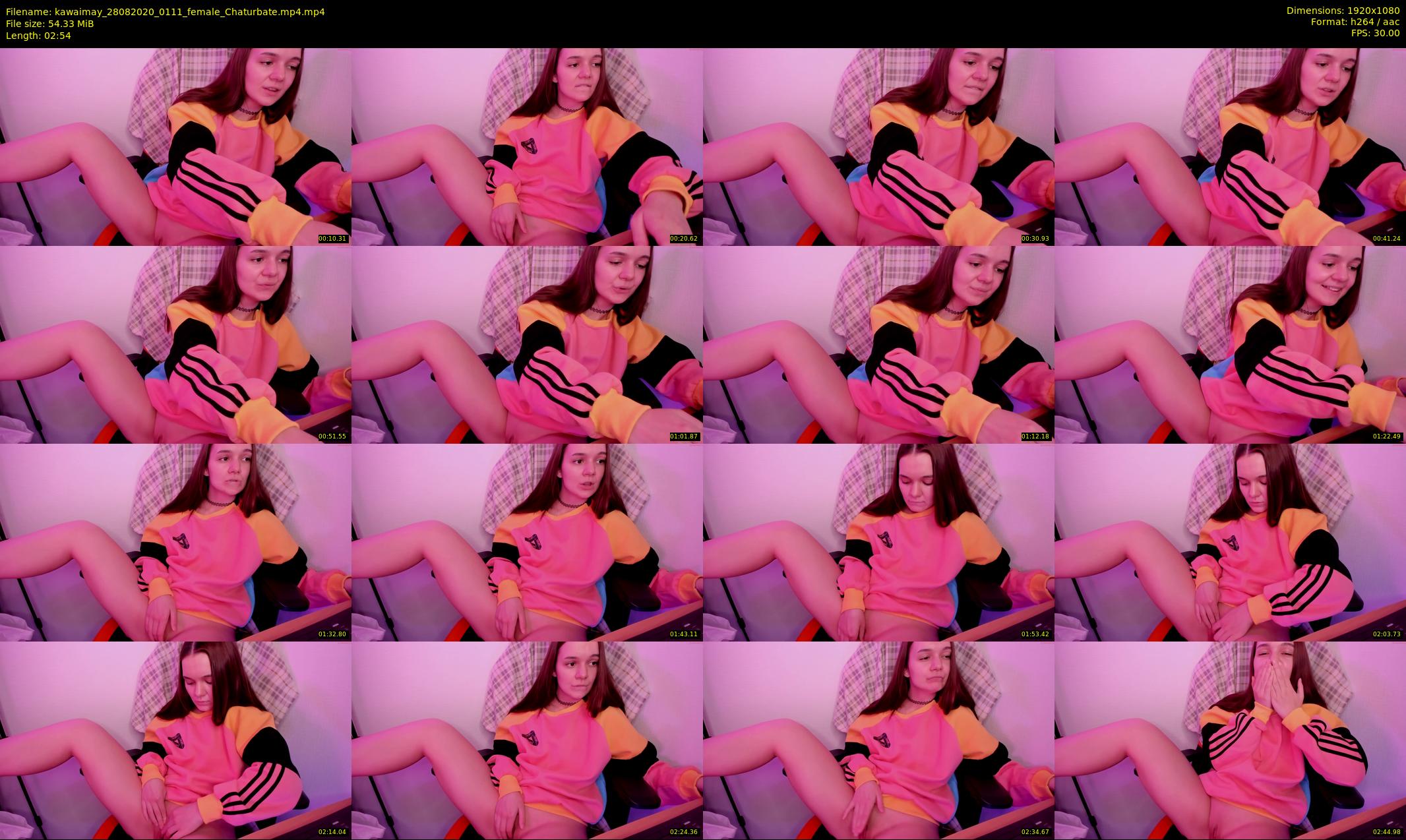 kawaimay — 3 minute Chaturbate female cam show recording, 1080p, Aug 28, 2020