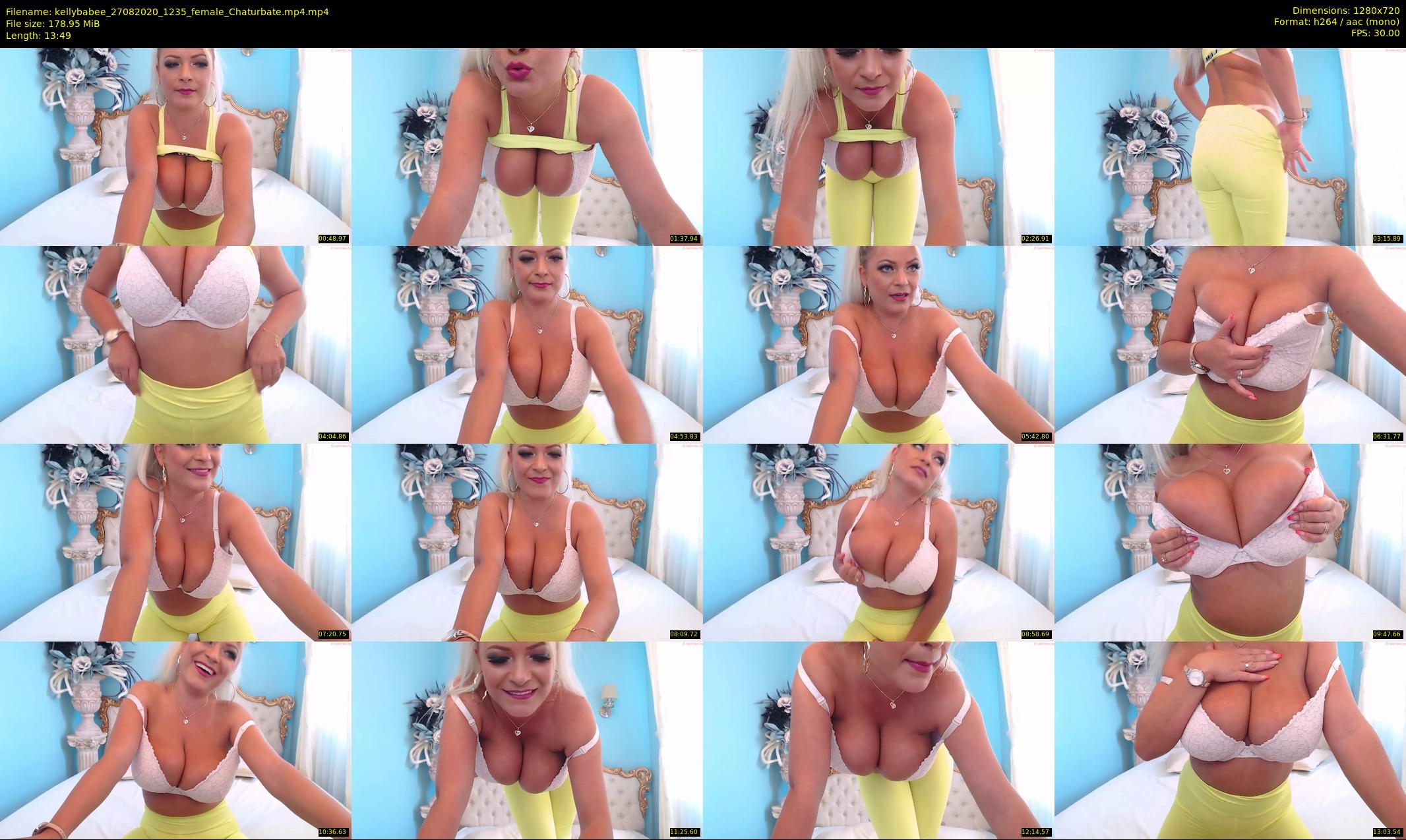 kellybabee — 14 minute Chaturbate female cam show recording, 720p, Aug 27, 2020