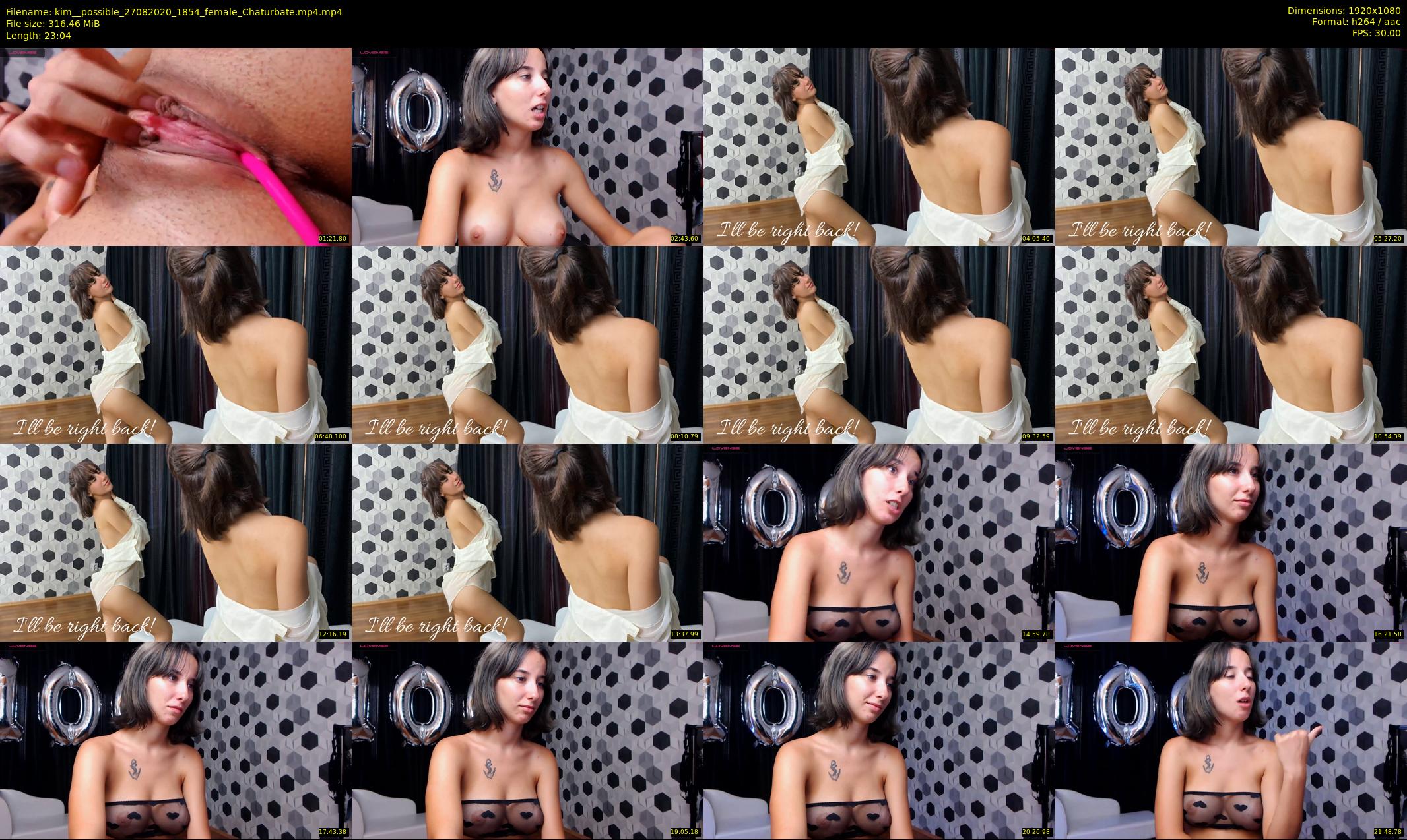 kim__possible — 24 minute Chaturbate female cam show recording, 1080p, Aug 27, 2020