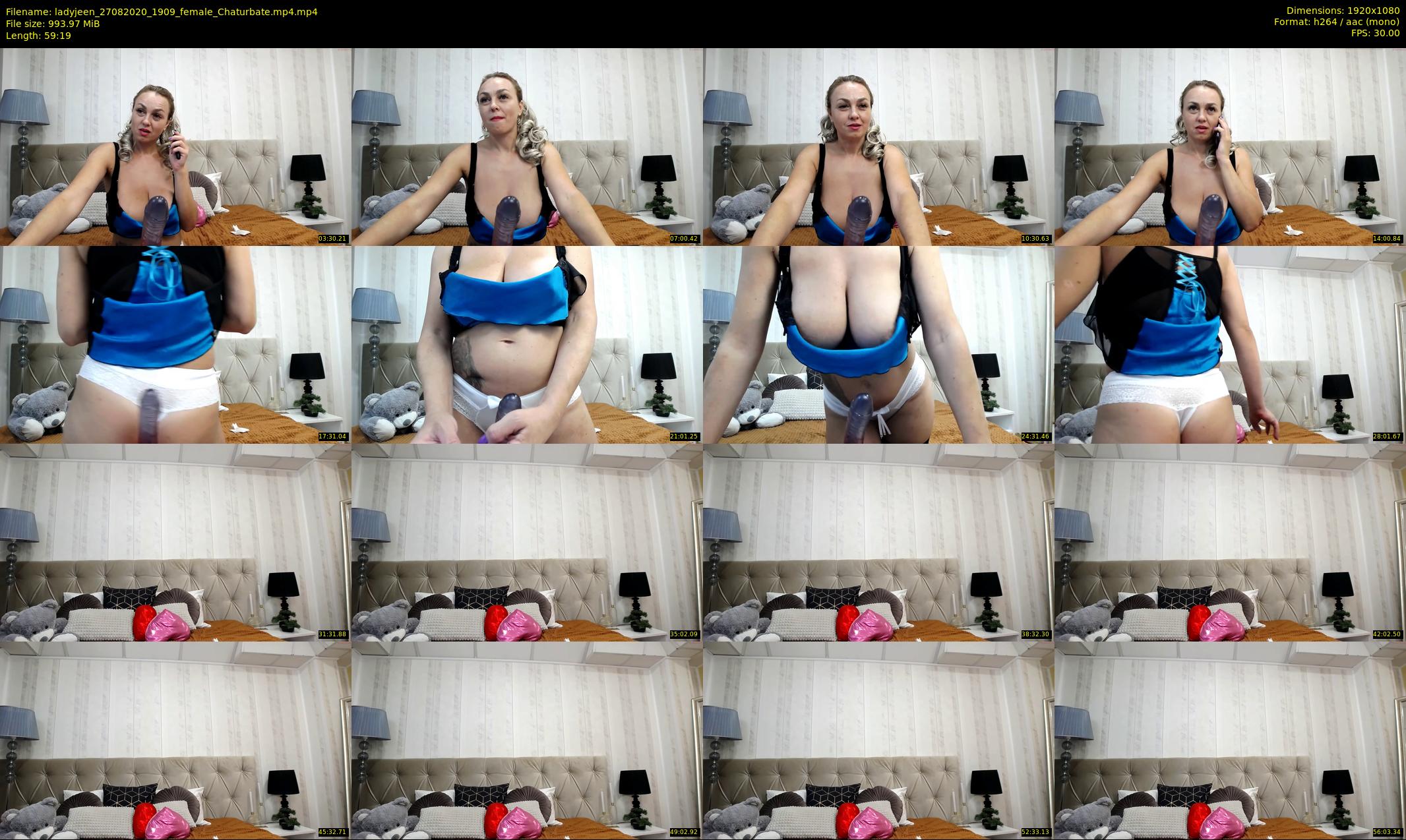 ladyjeen — 60 minute Chaturbate female cam show recording, 1080p, Aug 27, 2020