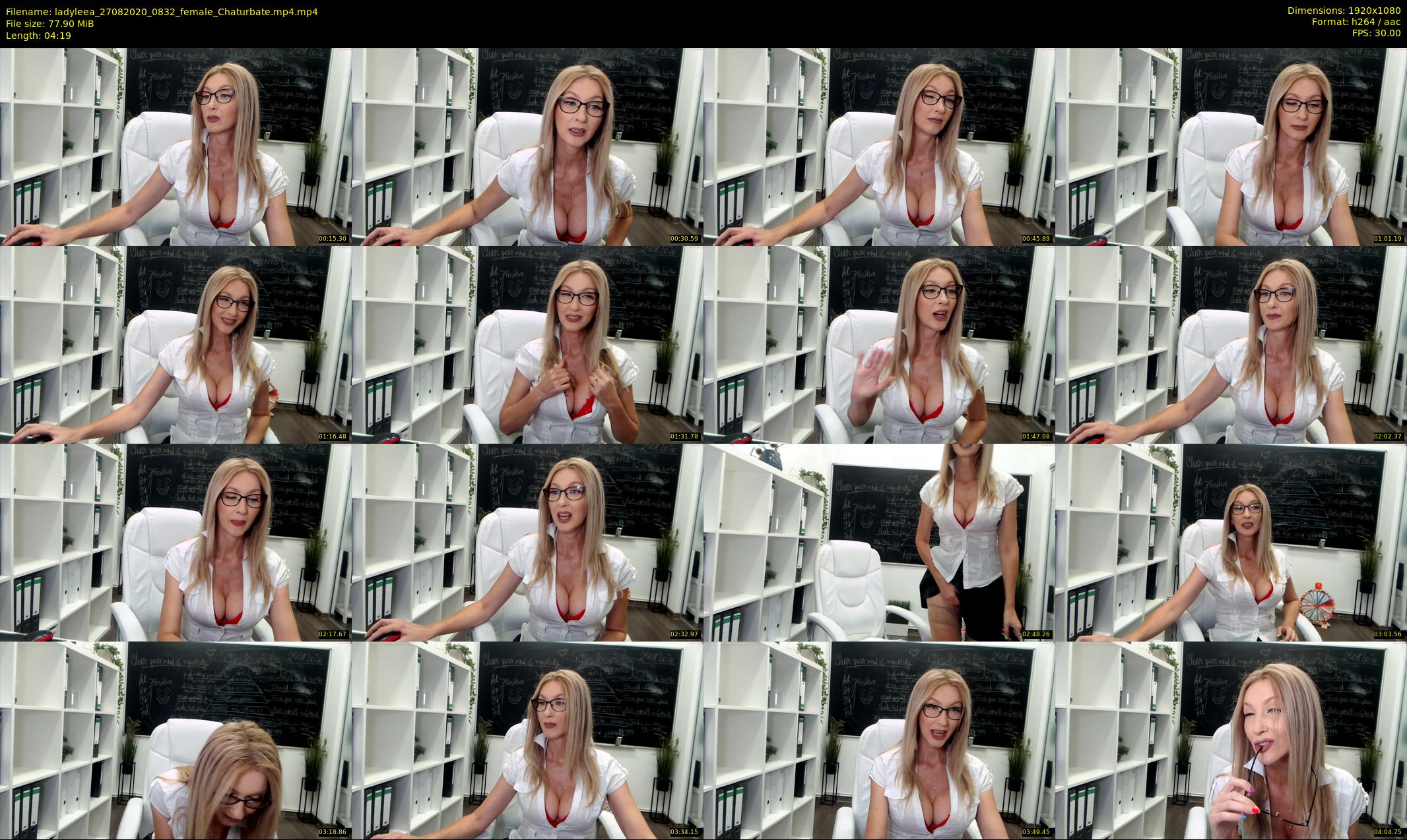 ladyleea — 5 minute Chaturbate female cam show recording, 1080p, Aug 27, 2020