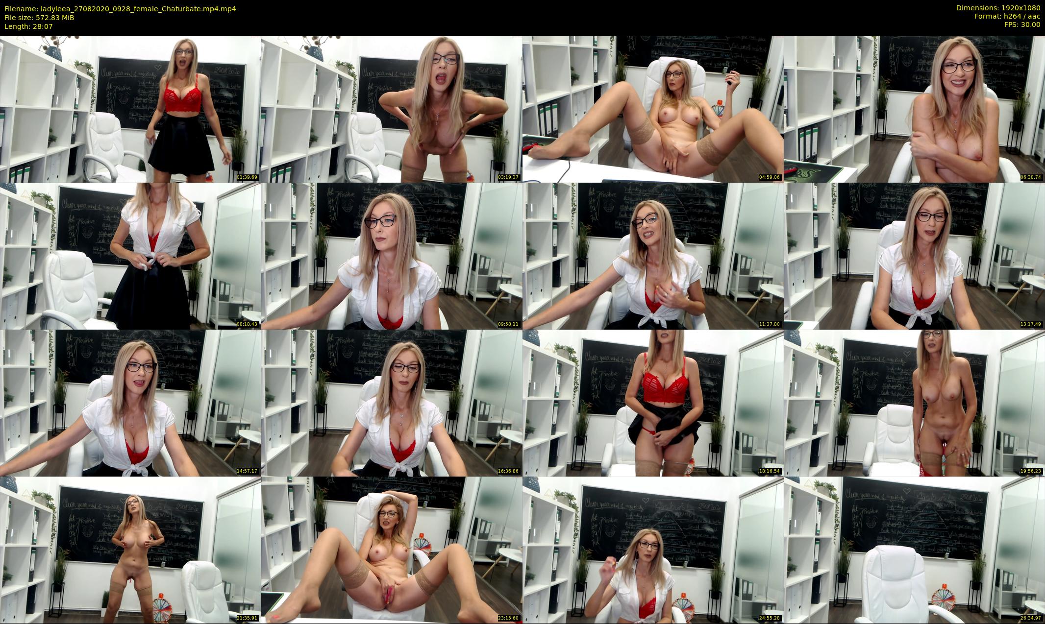 ladyleea — 29 minute Chaturbate female cam show recording, 1080p, Aug 27, 2020