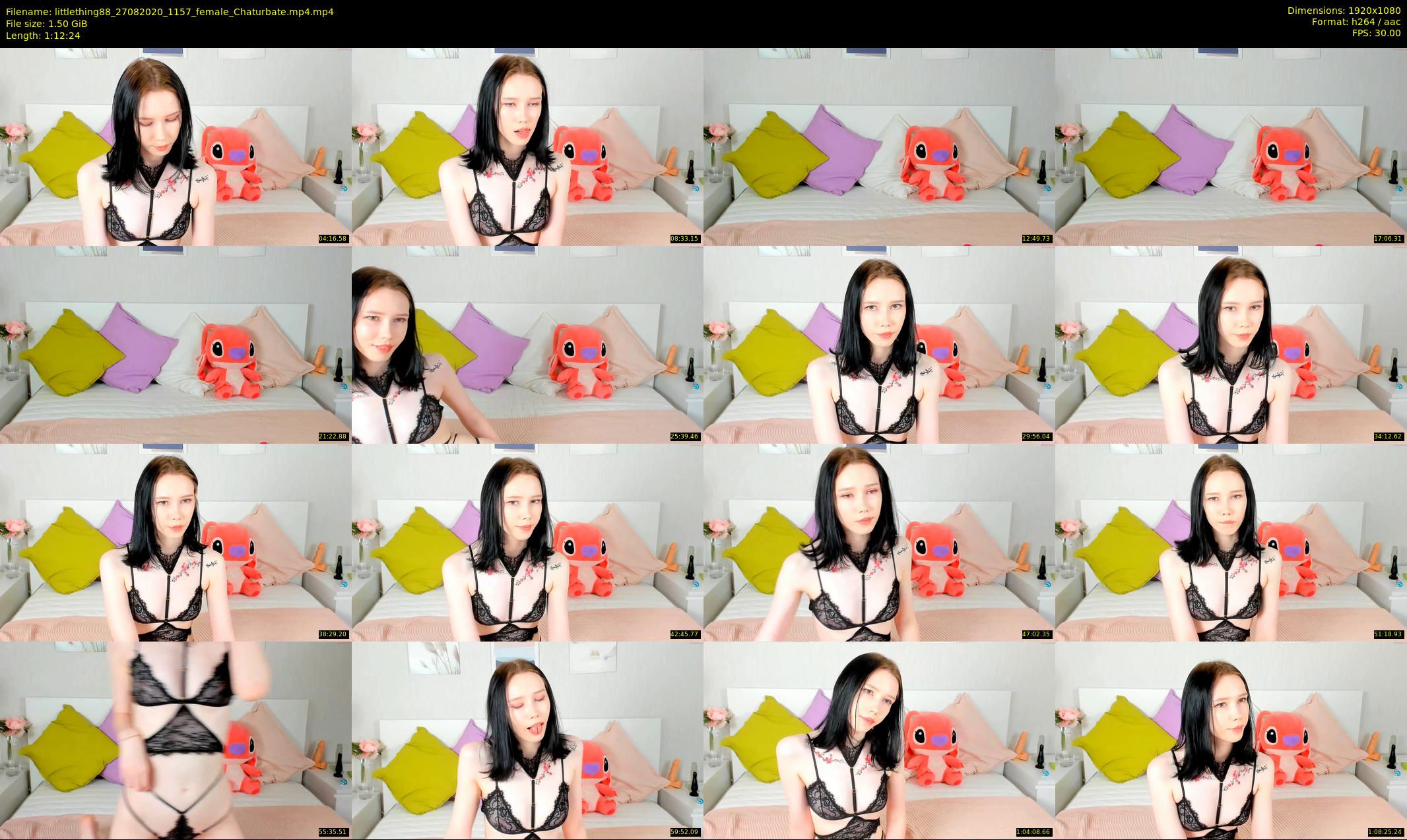littlething88 — 73 minute Chaturbate female cam show recording, 1080p, Aug 27, 2020