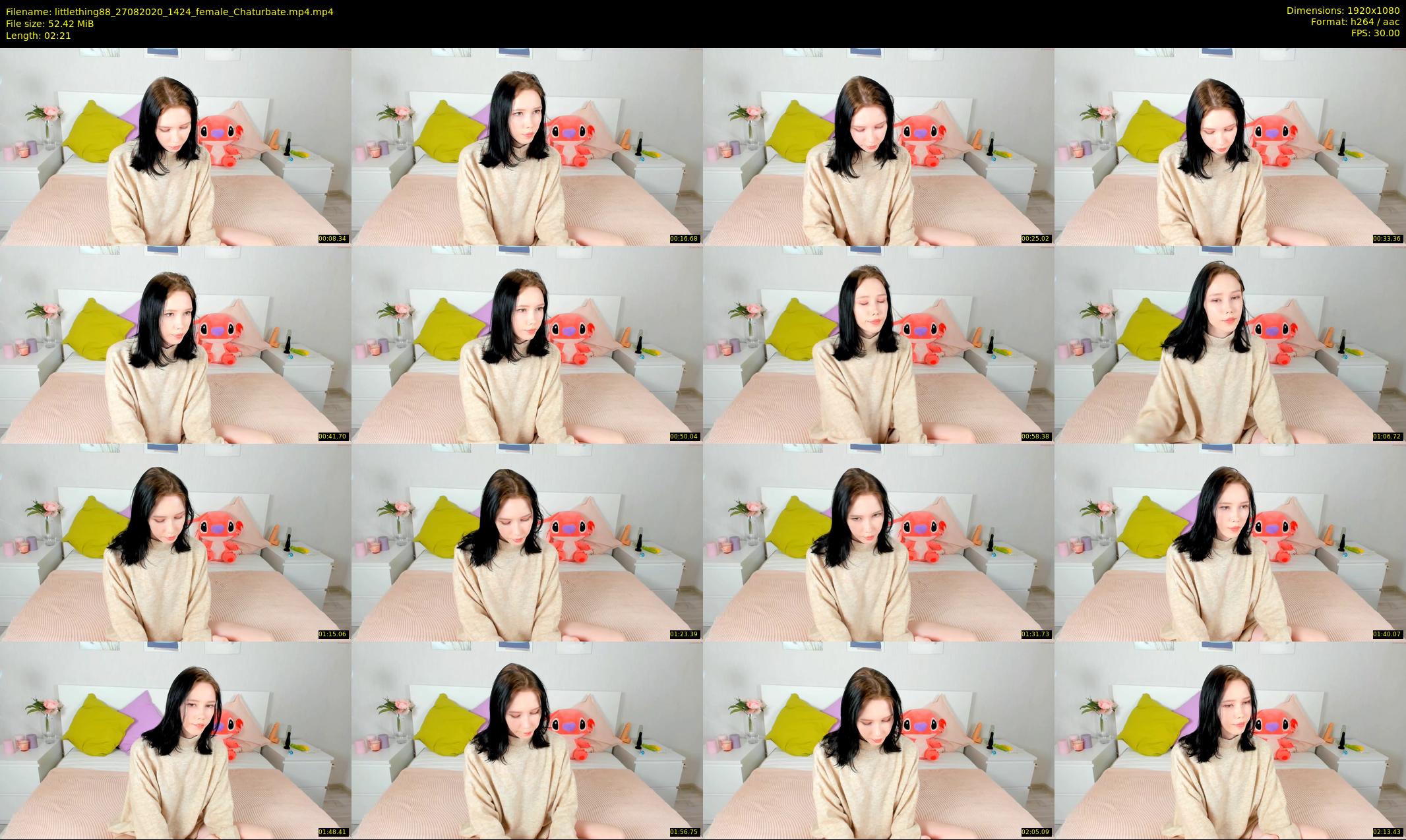 littlething88 — 3 minute Chaturbate female cam show recording, 1080p, Aug 27, 2020