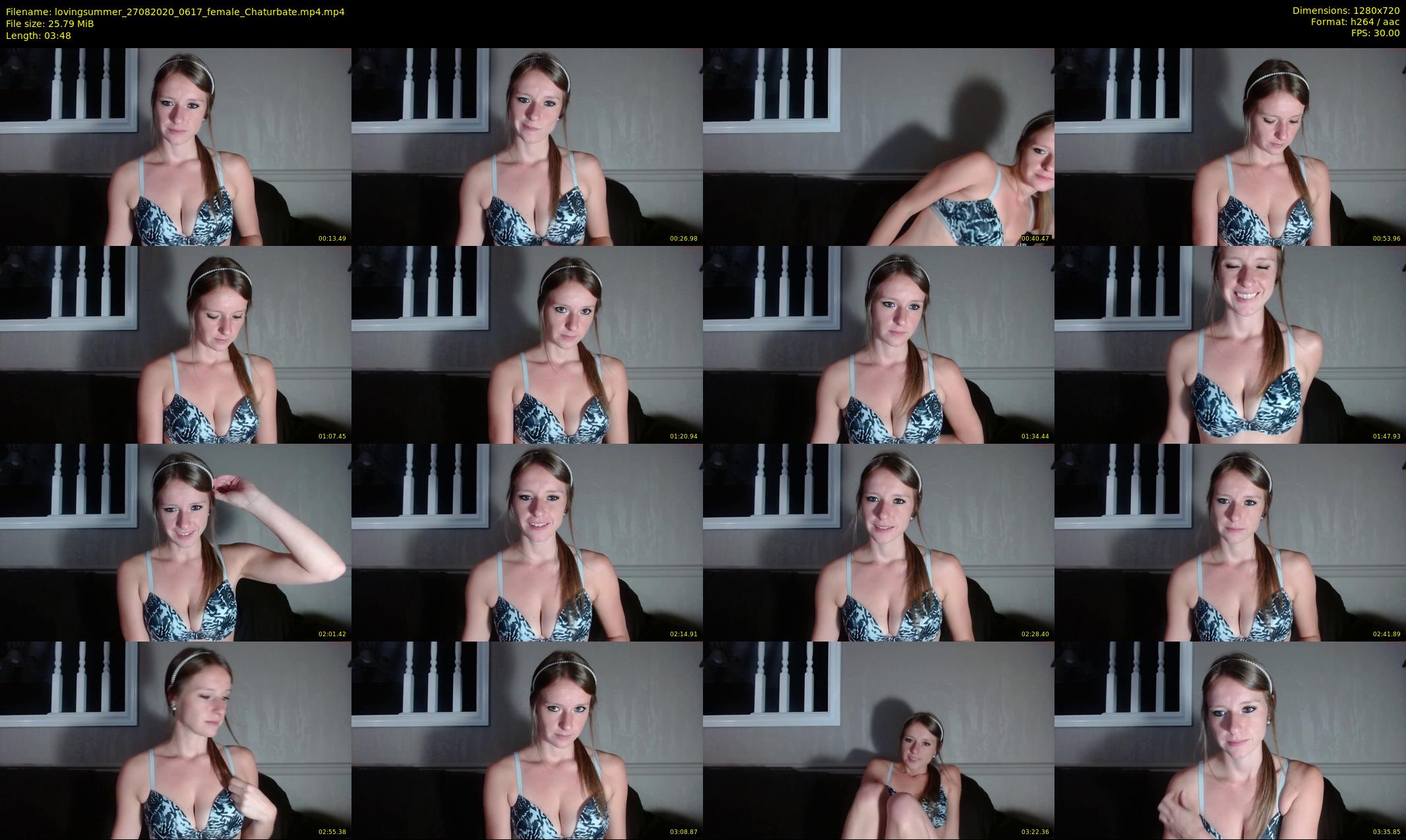 lovingsummer — 4 minute Chaturbate female cam show recording, 720p, Aug 27, 2020
