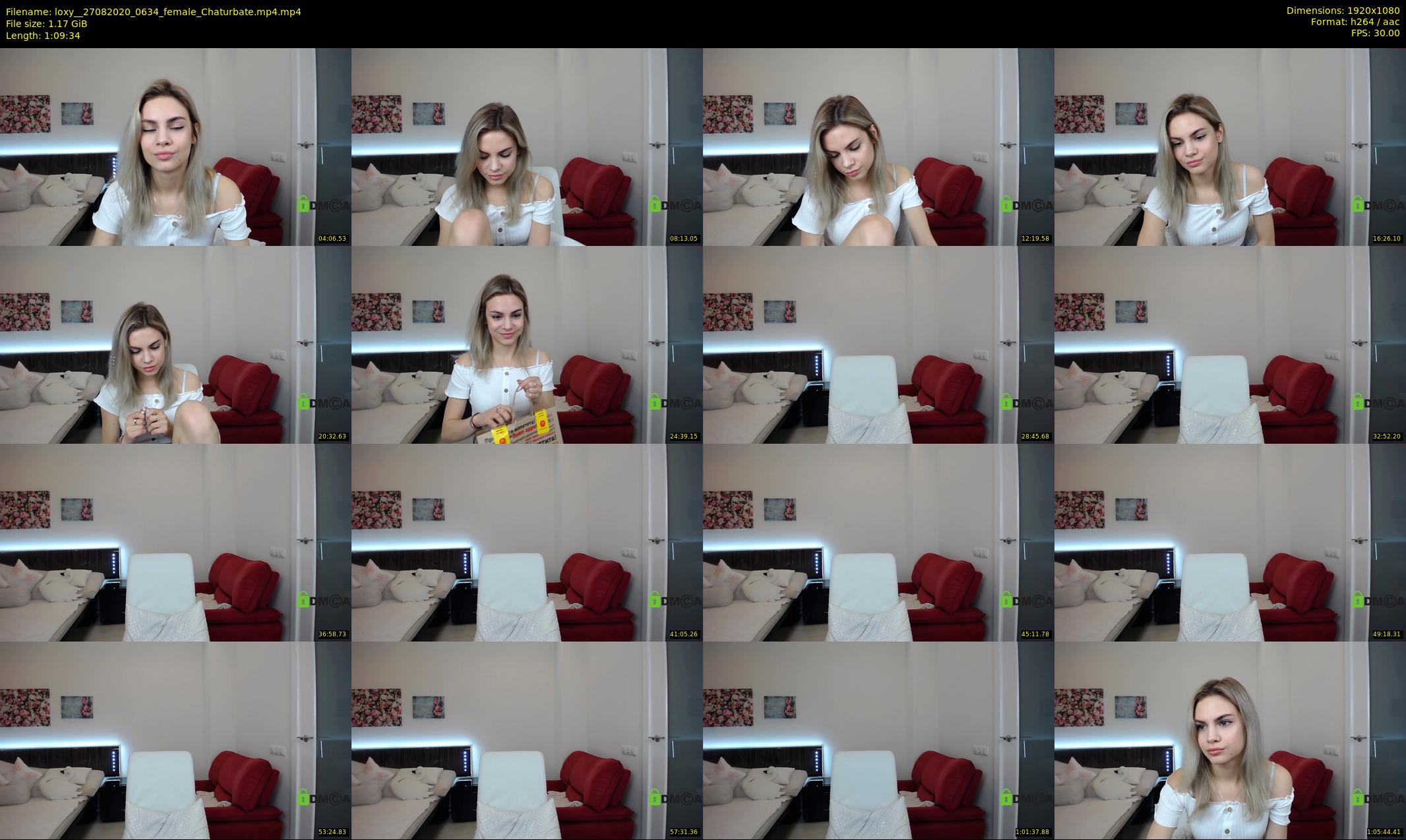 loxy_ — 70 minute Chaturbate female cam show recording, 1080p, Aug 27, 2020