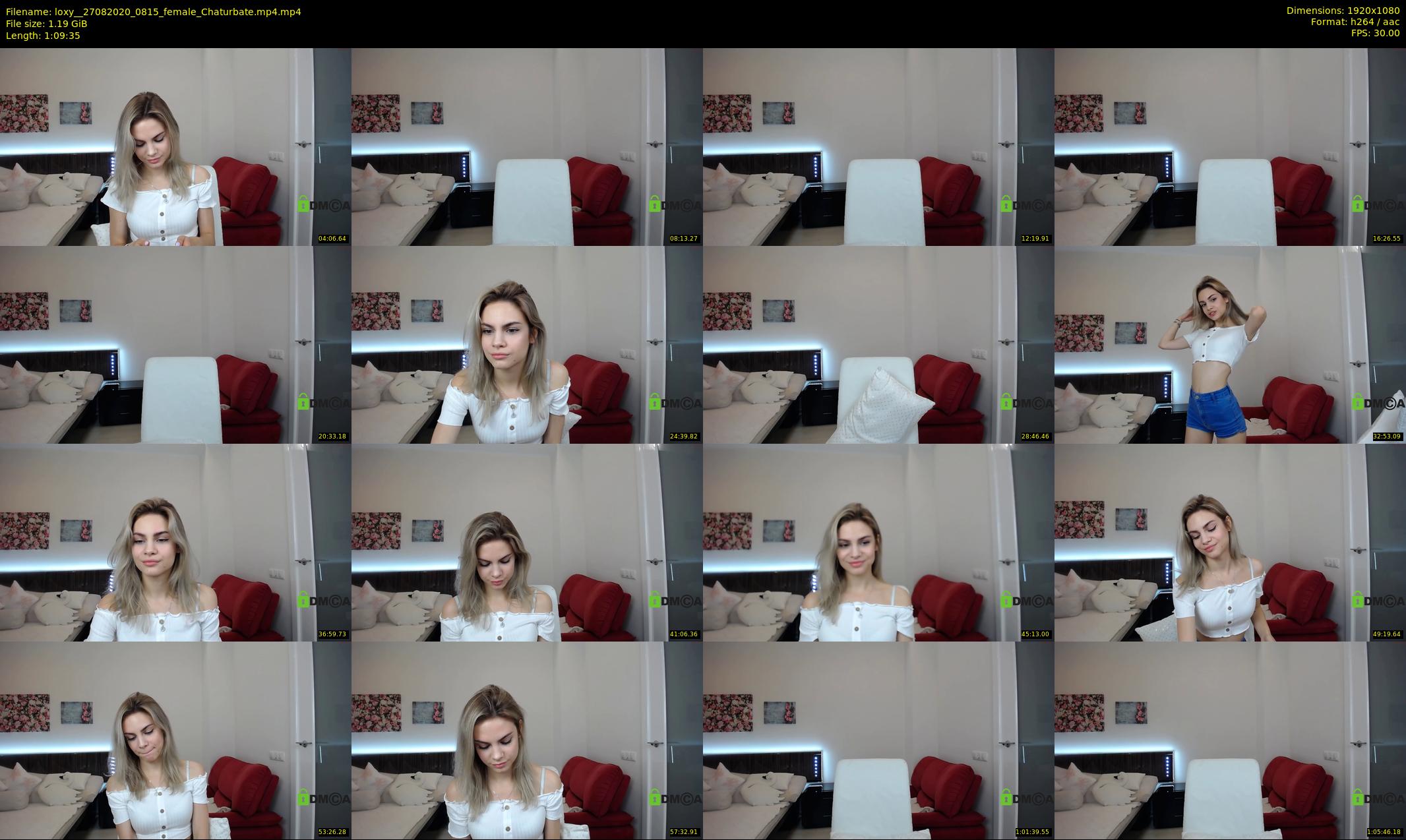 loxy_ — 70 minute Chaturbate female cam show recording, 1080p, Aug 27, 2020