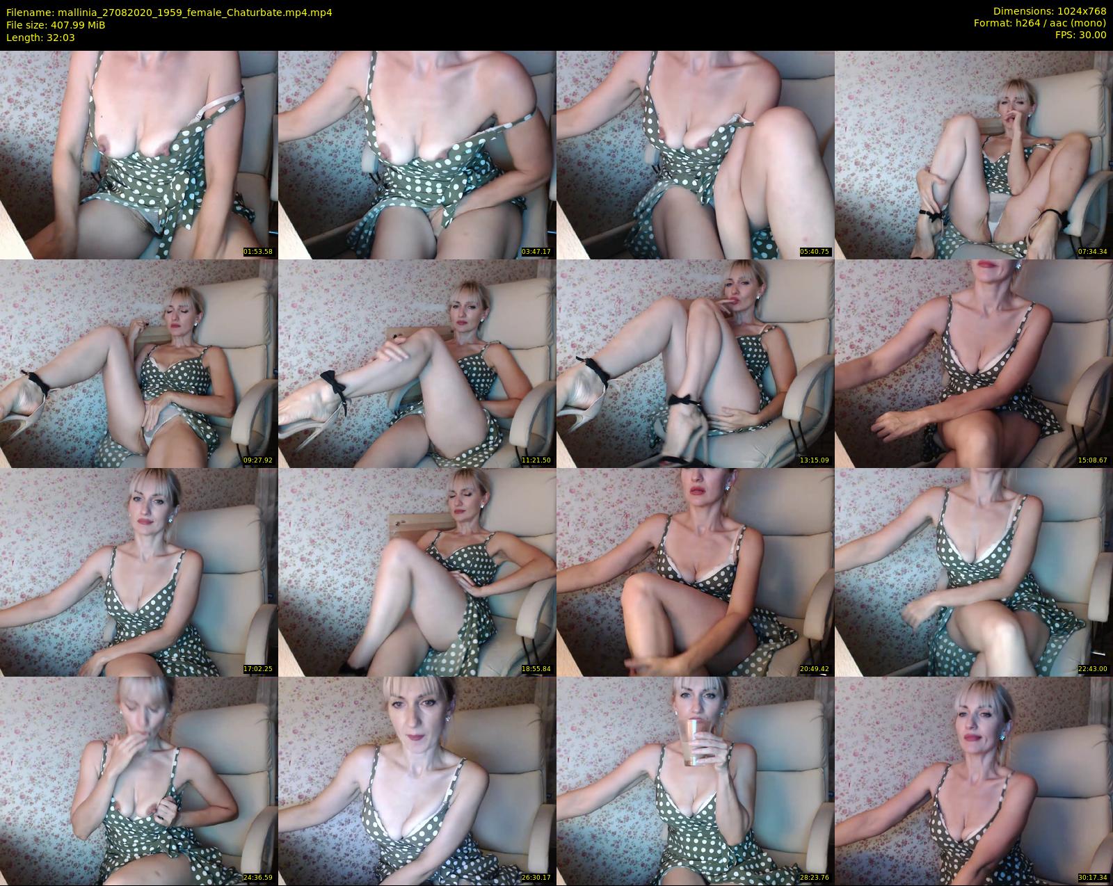 mallinia — 33 minute Chaturbate female cam show recording, 720p, Aug 27, 2020