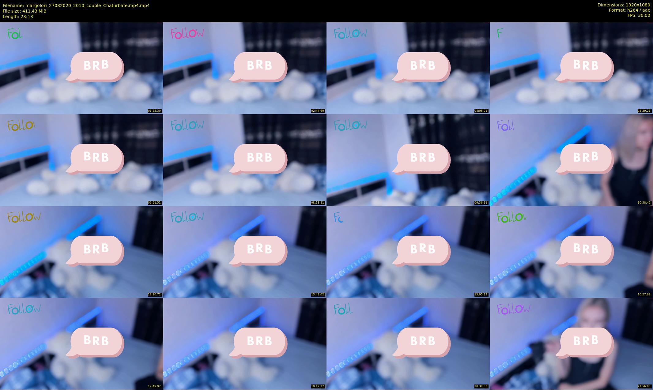 margolori — 24 minute Chaturbate couple cam show recording, 1080p, Aug 27, 2020