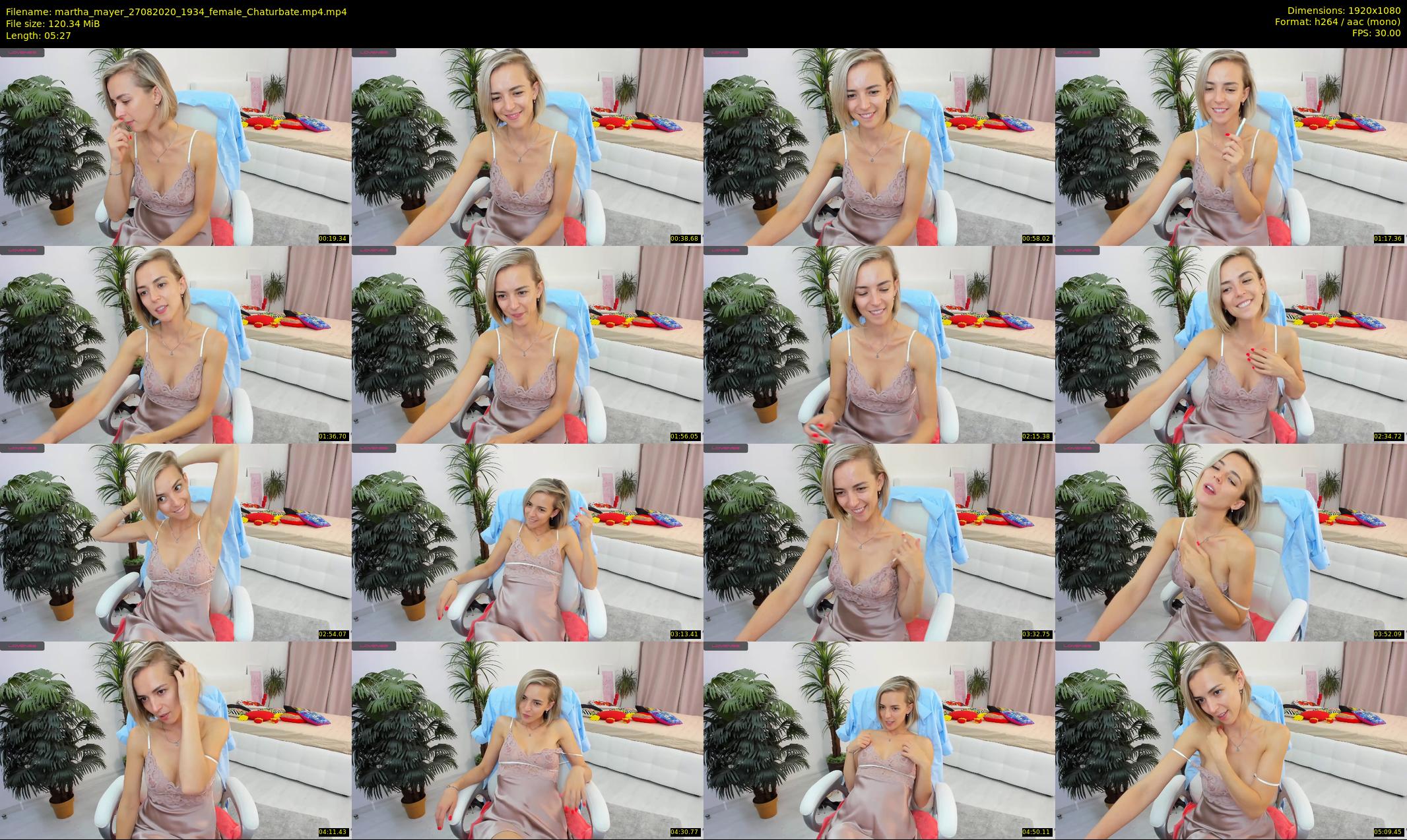 martha_mayer — 6 minute Chaturbate female cam show recording, 1080p, Aug 27, 2020