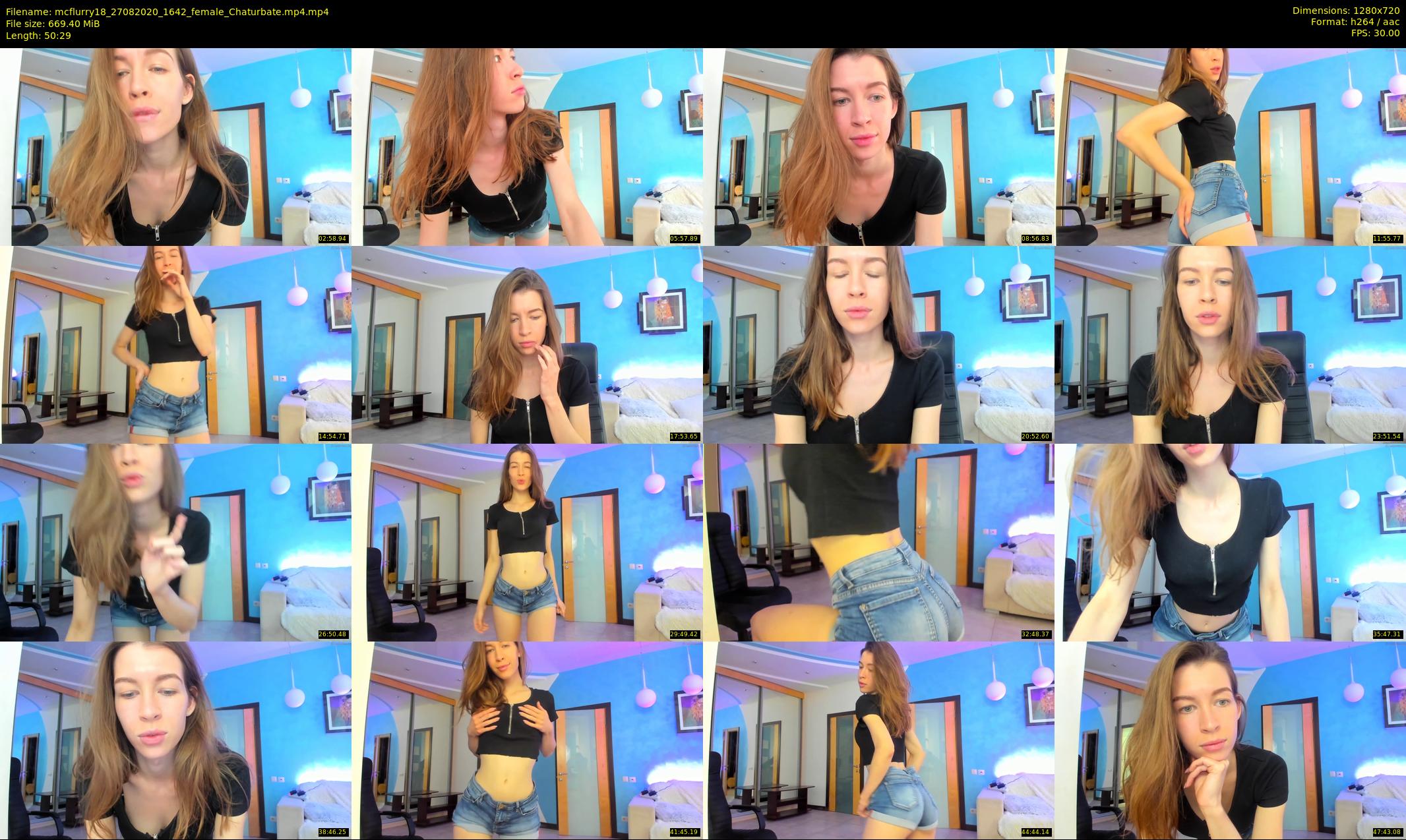 mcflurry18 — 51 minute Chaturbate female cam show recording, 720p, Aug 27, 2020