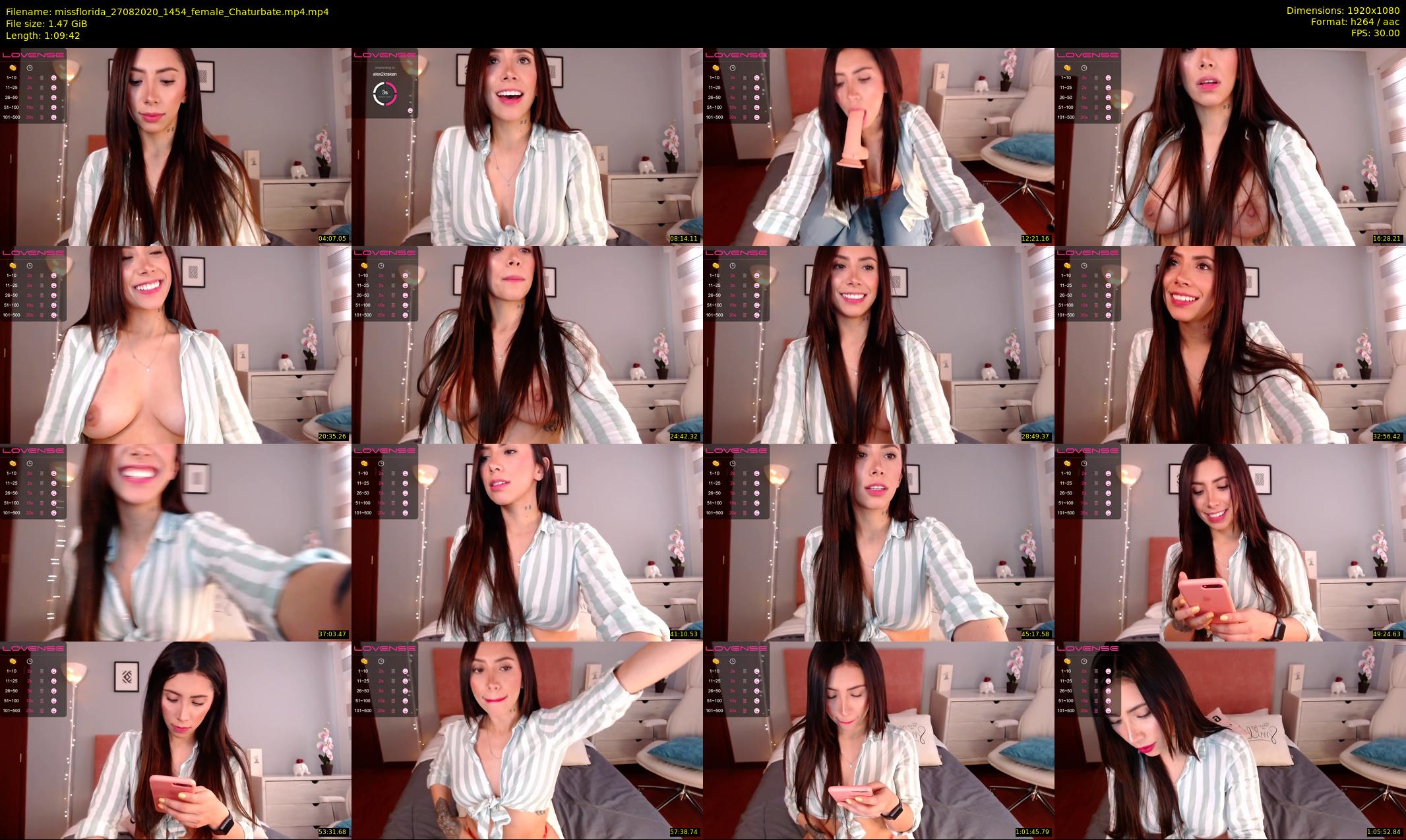 missflorida — 70 minute Chaturbate female cam show recording, 1080p, Aug 27, 2020