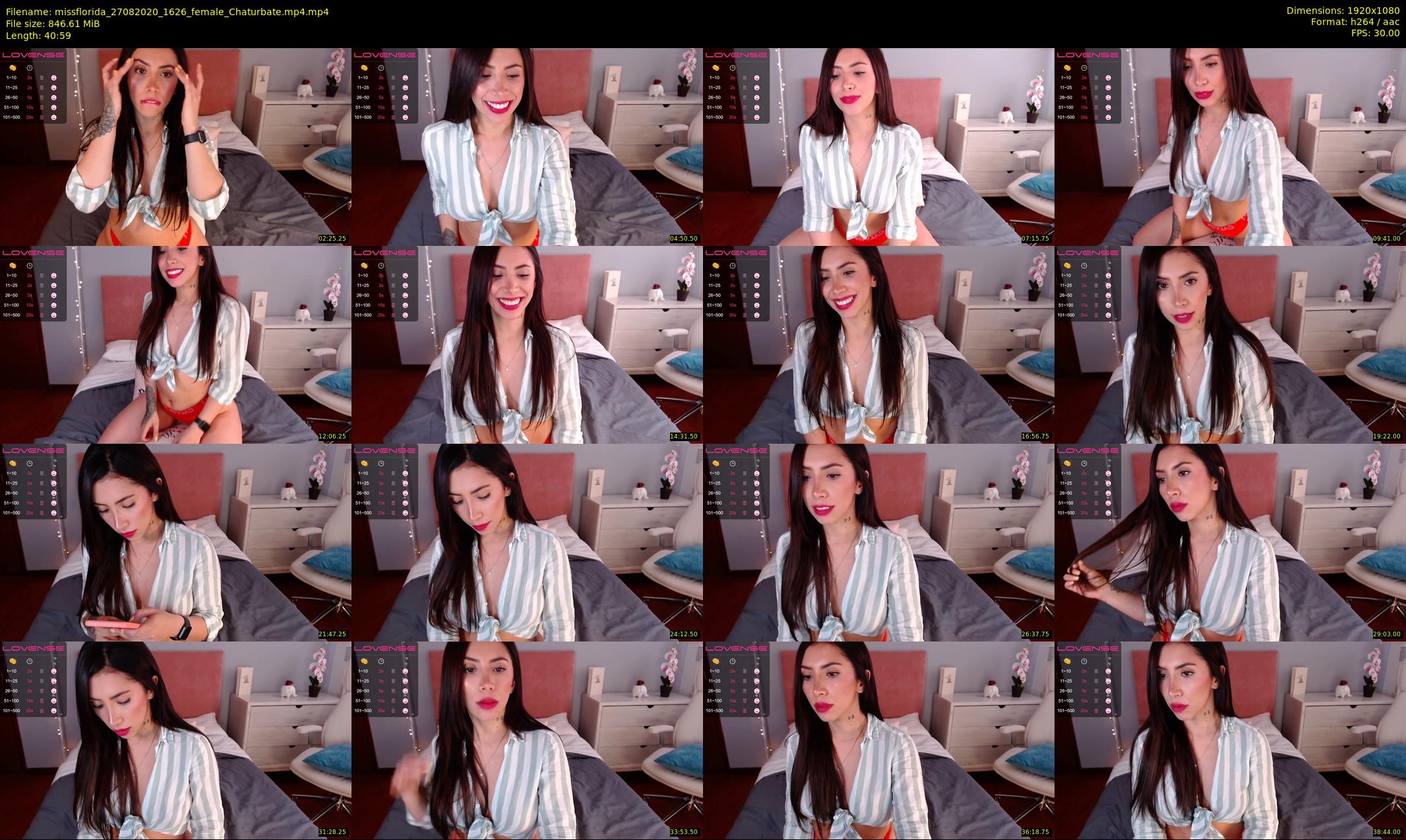missflorida — 41 minute Chaturbate female cam show recording, 1080p, Aug 27, 2020
