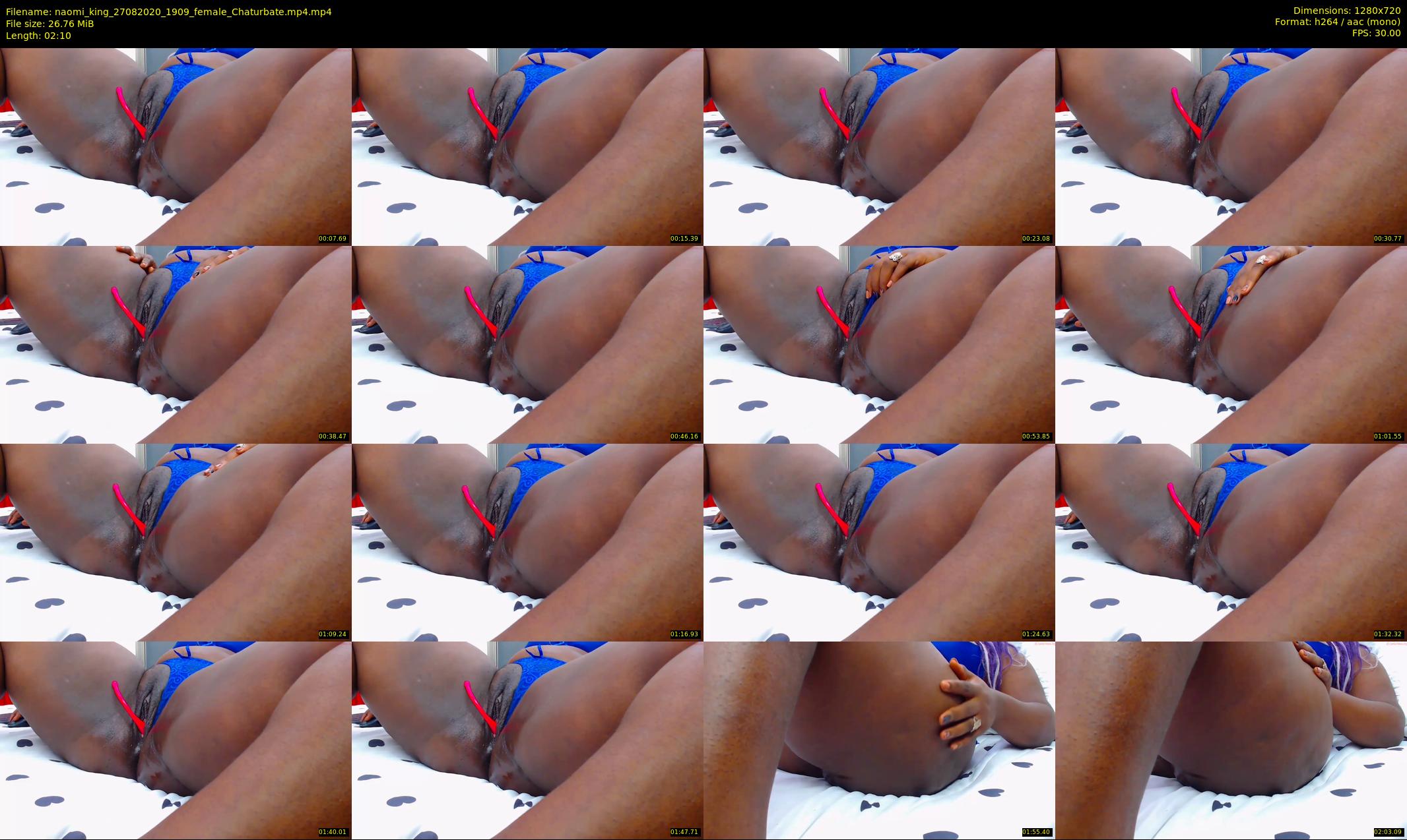 naomi_king — 3 minute Chaturbate female cam show recording, 720p, Aug 27, 2020