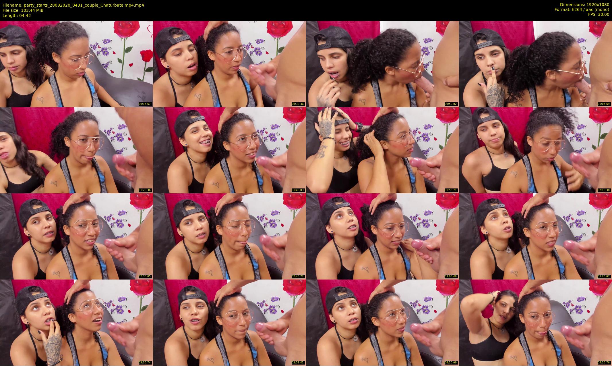 party_starts — 5 minute Chaturbate couple cam show recording, 1080p, Aug 28, 2020